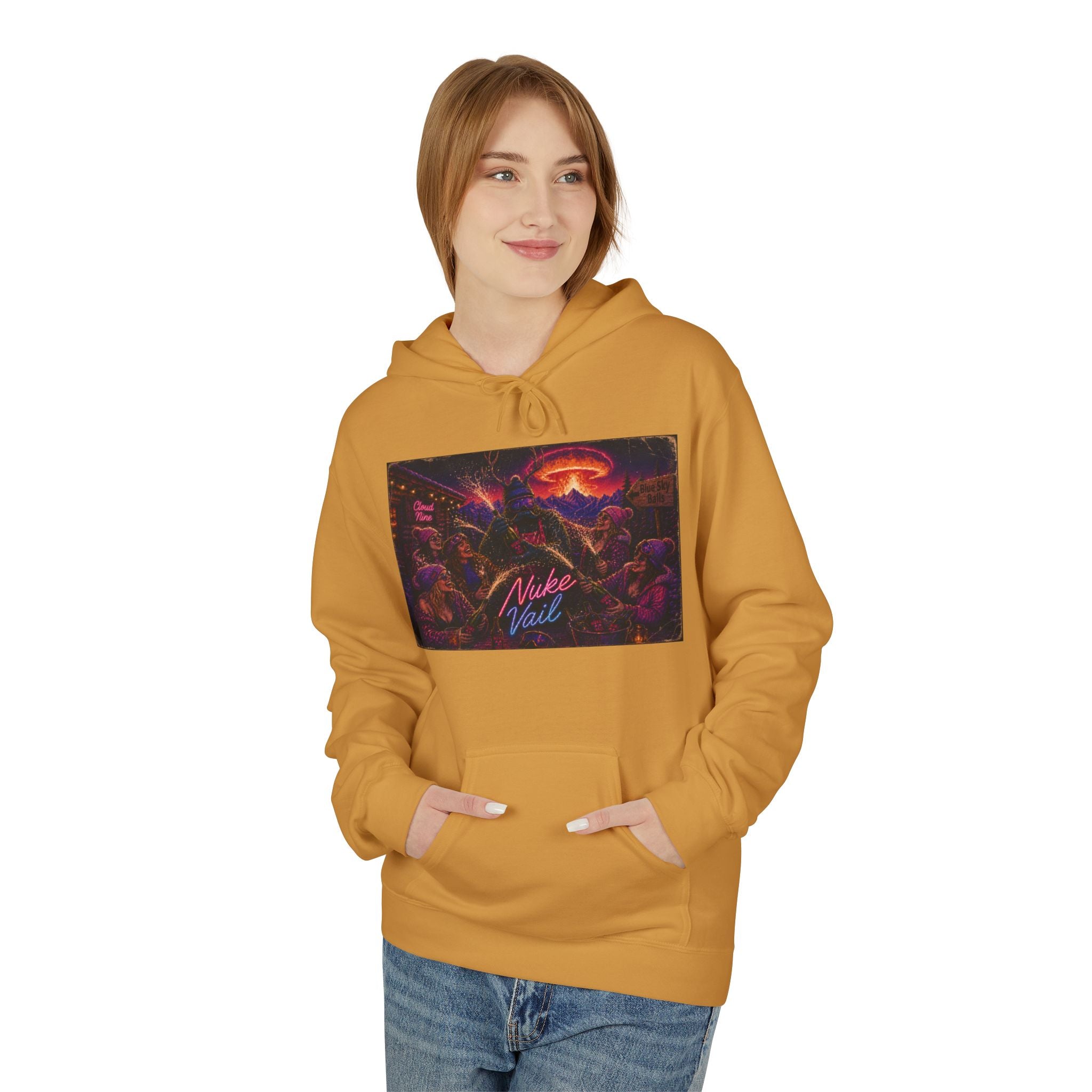Nuke Vail Retro Cyberpunk Hoodie
