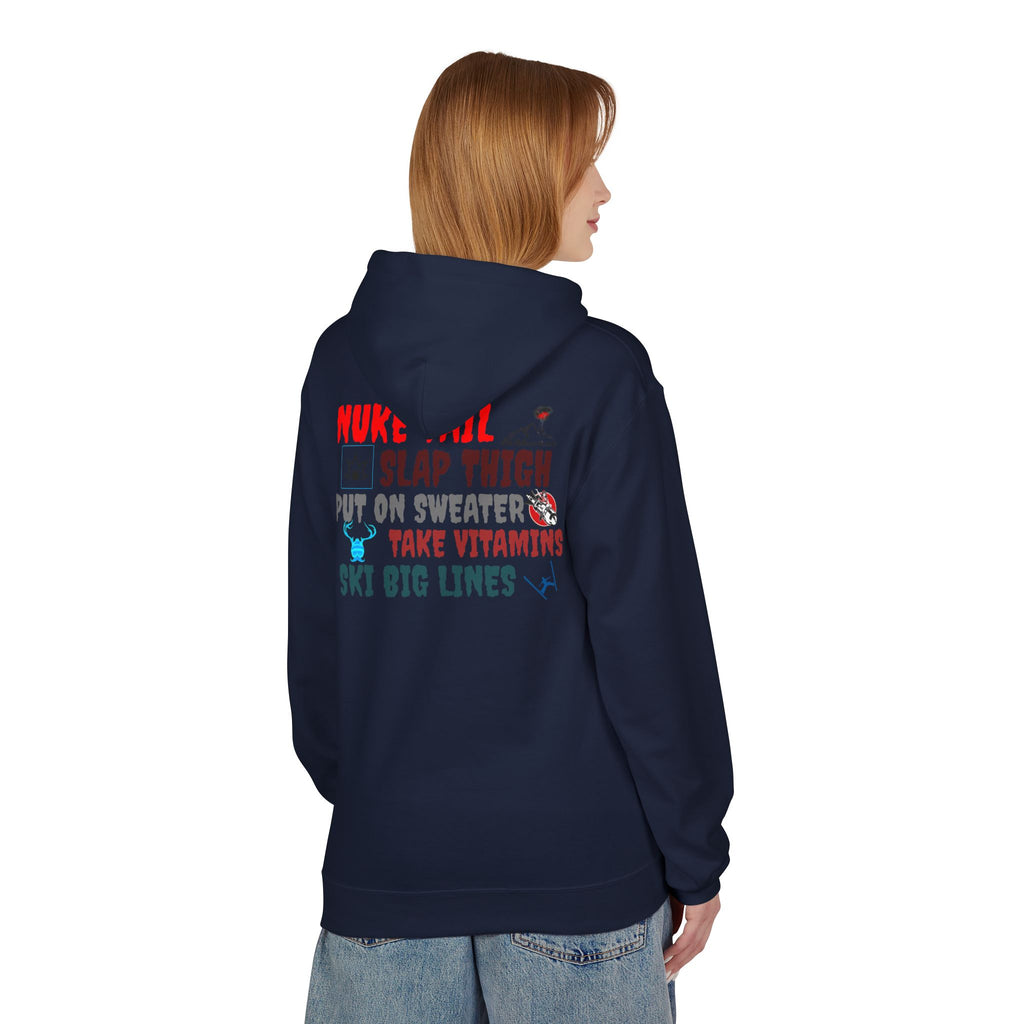 NUKE VAIL - THE PLAN HOODED SWEATSHIRT