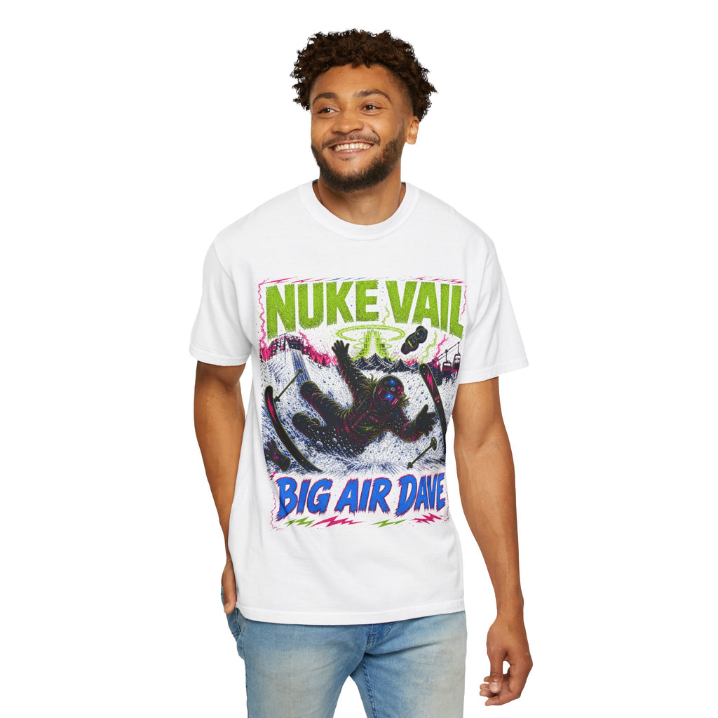 T-Shirt — "Nuke Vail" Big Air Dave Ski Graphic Tee