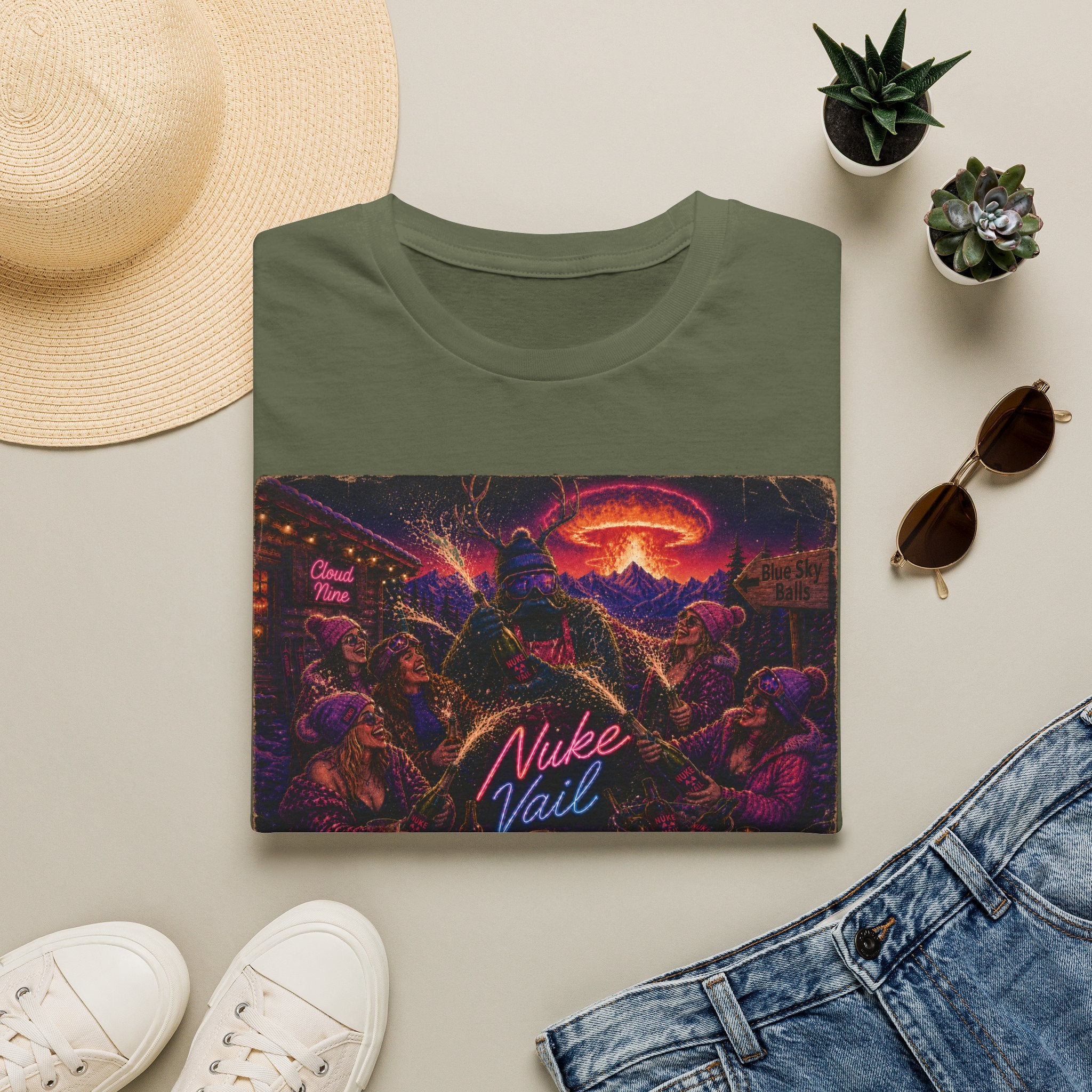 Nuke Vail Apparel - Cloud 9 - Blue Sky Balls
