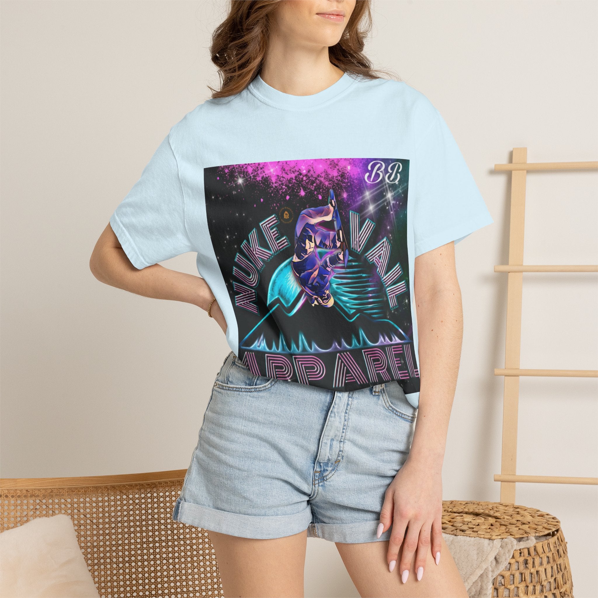 Nuke Vail Retro Vaporwave Ski Tee