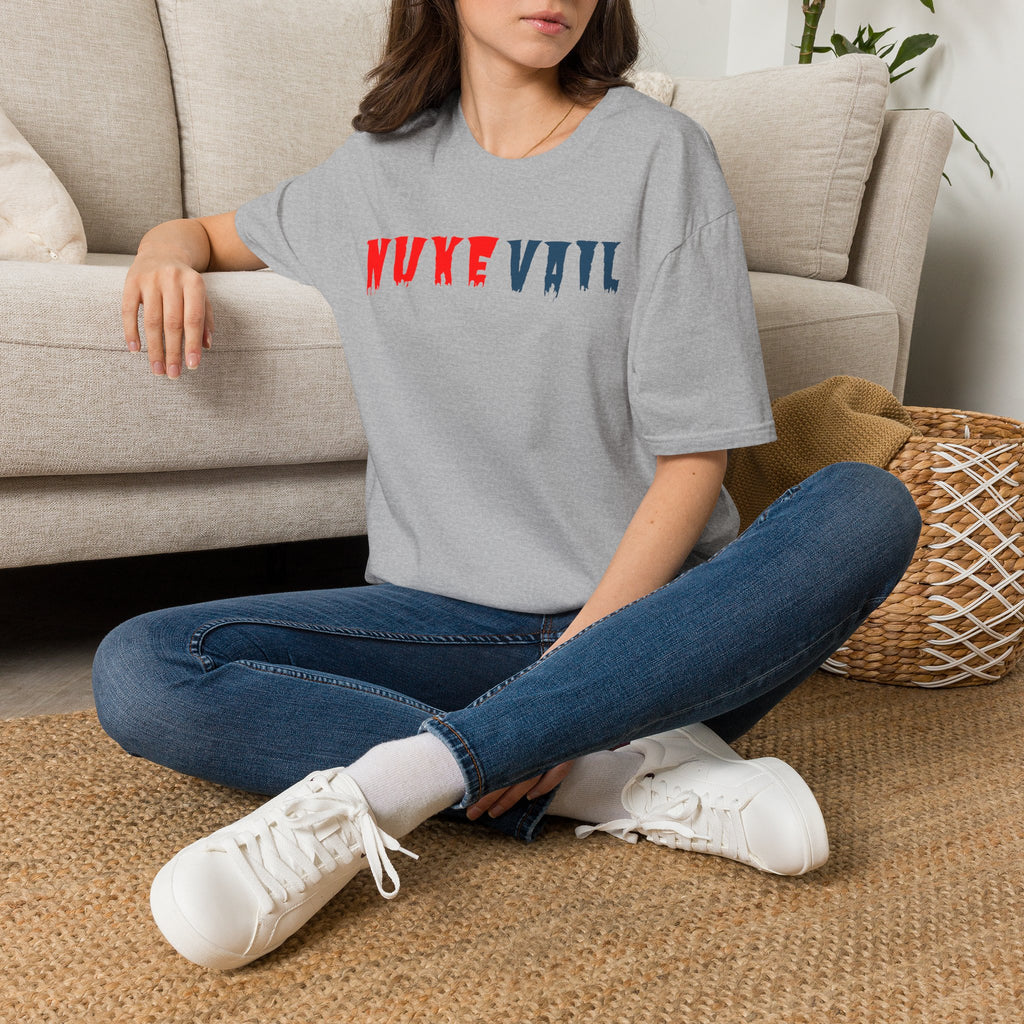 Nuke Vail T-Shirt — Red & Blue Logo Tee