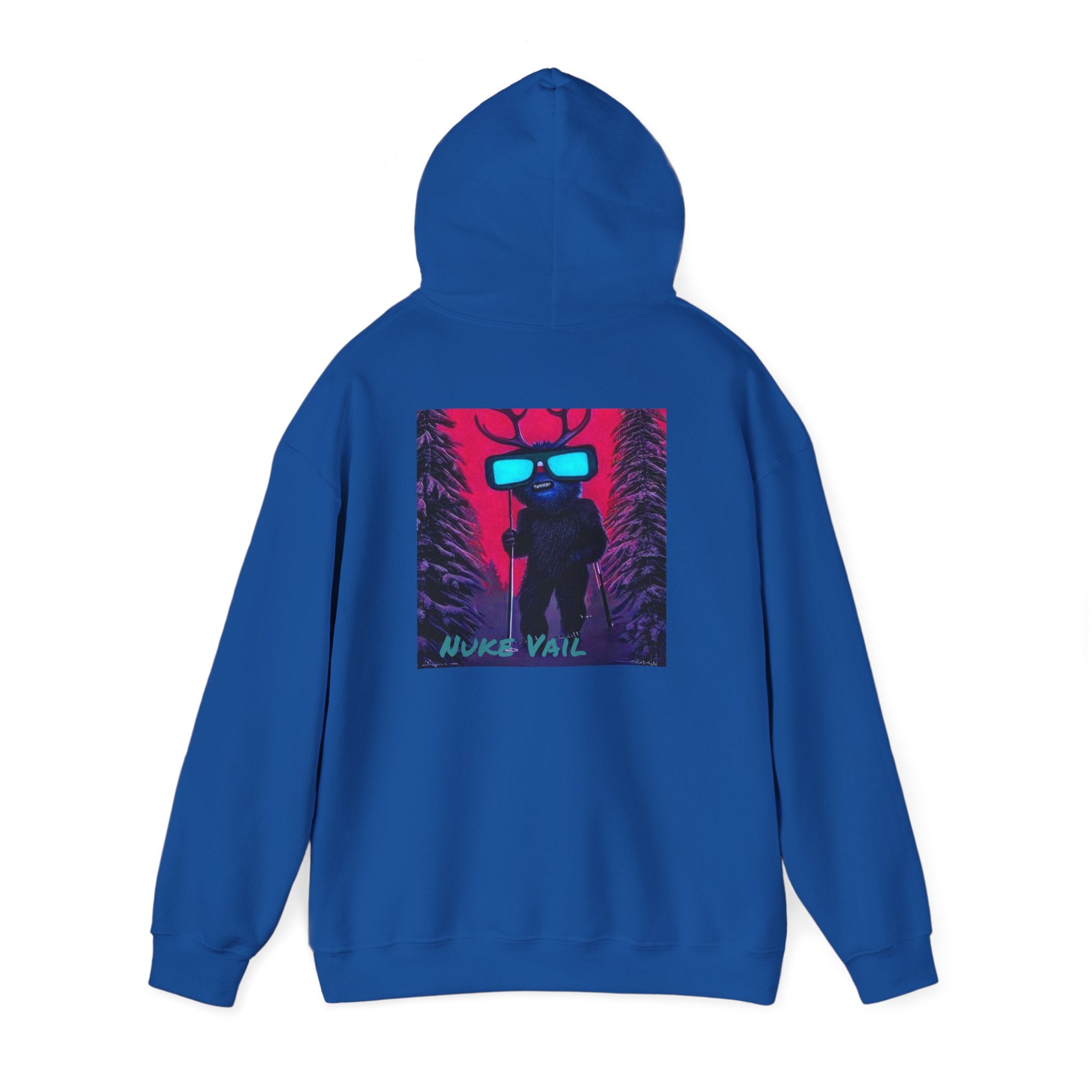 The Aftermath Hoodie - Retro Nuke Vail Ski Graphic