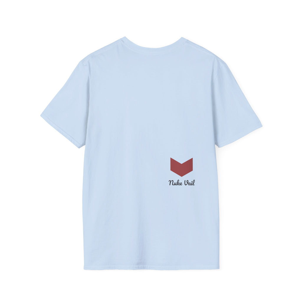 Nuke Vail Classic Snowboard Tee -- Unisex Softstyle T-Shirt