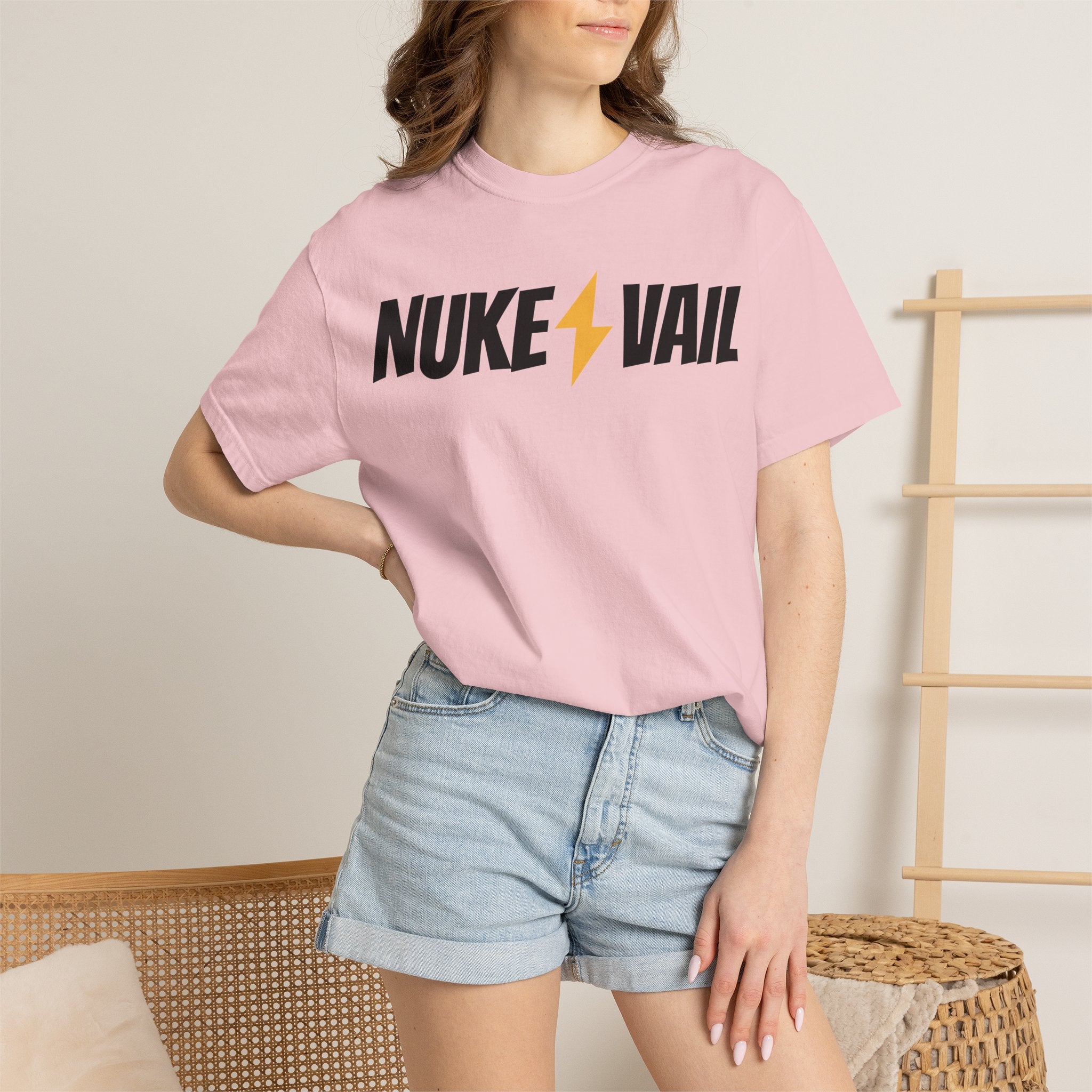 Skate Punk T-Shirt — "Nuke Vail" Graphic Tee Featuring Saint Queeblo