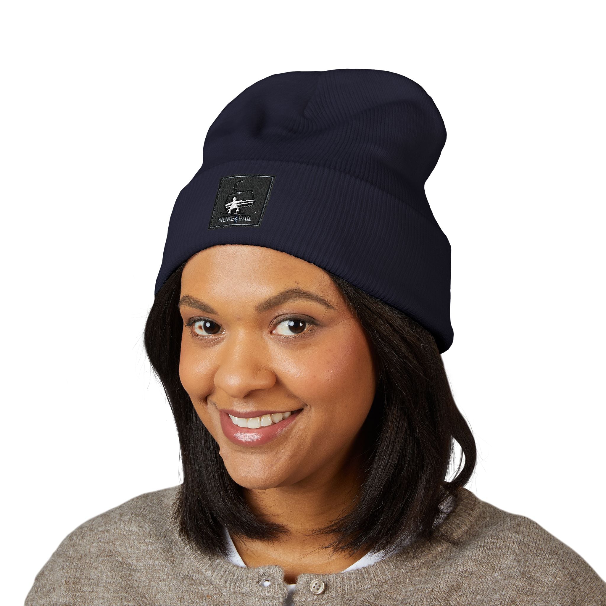 Classic Cuffed Beanie — Embroidered CHAIRLIFT PATCH