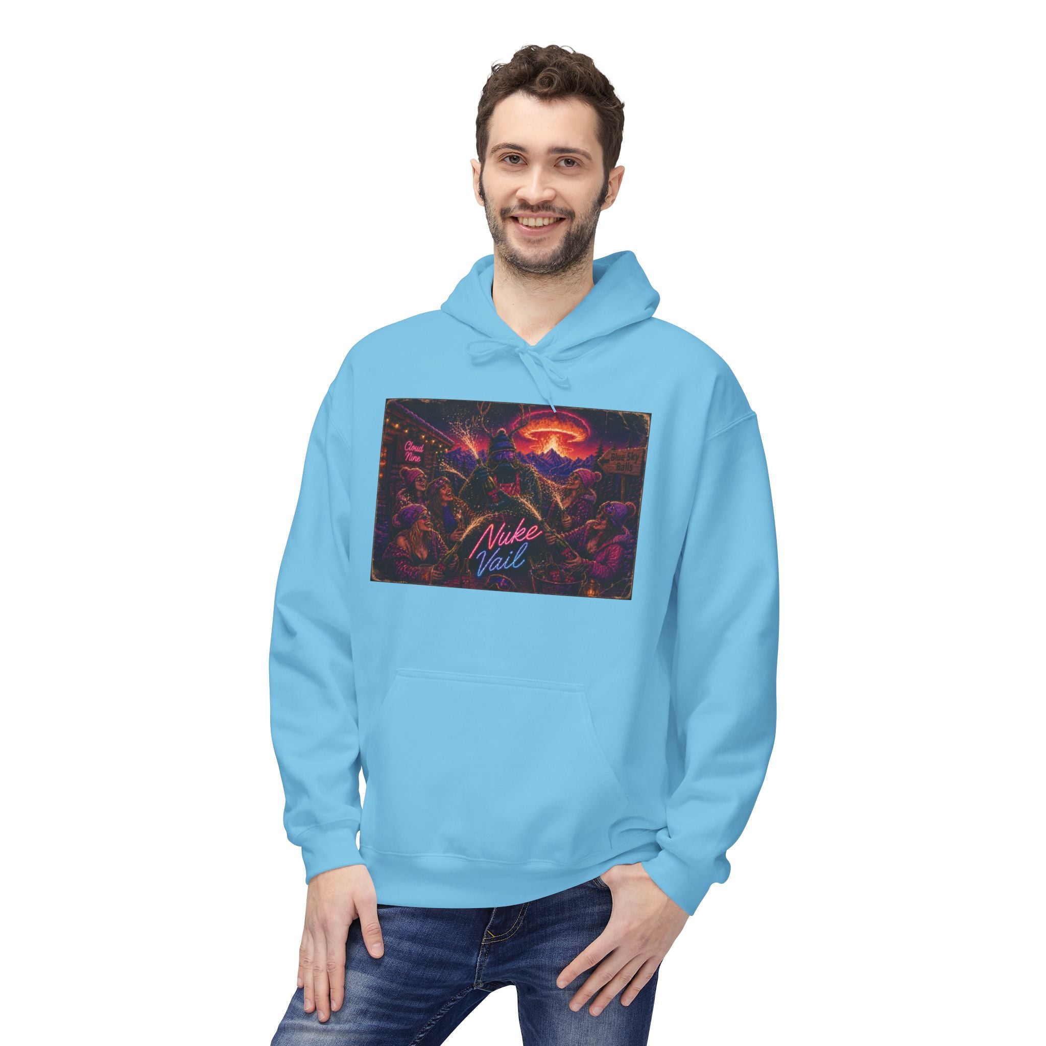 Nuke Vail Retro Cyberpunk Hoodie