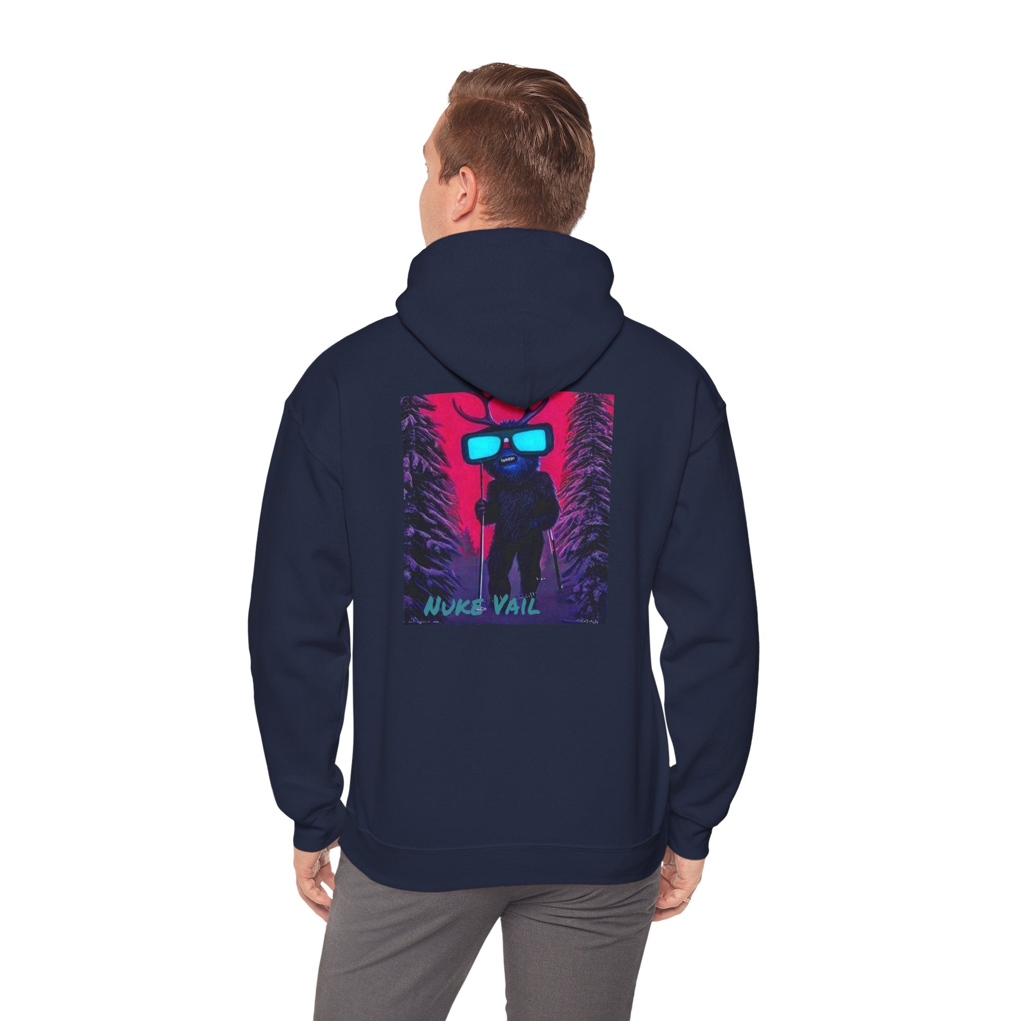 The Aftermath Hoodie - Retro Nuke Vail Ski Graphic