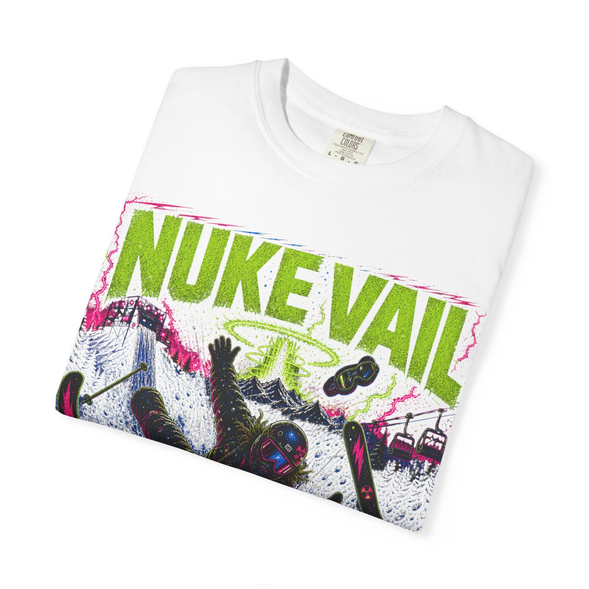 T-Shirt — "Nuke Vail" Big Air Dave Ski Graphic Tee