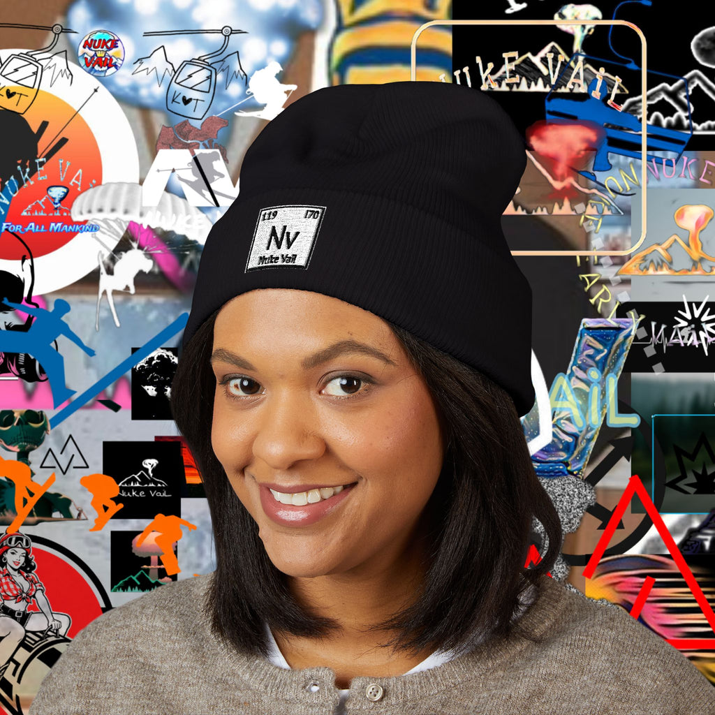 Embroidered Nuke Vail Classic Cuffed Beanie — Element 119