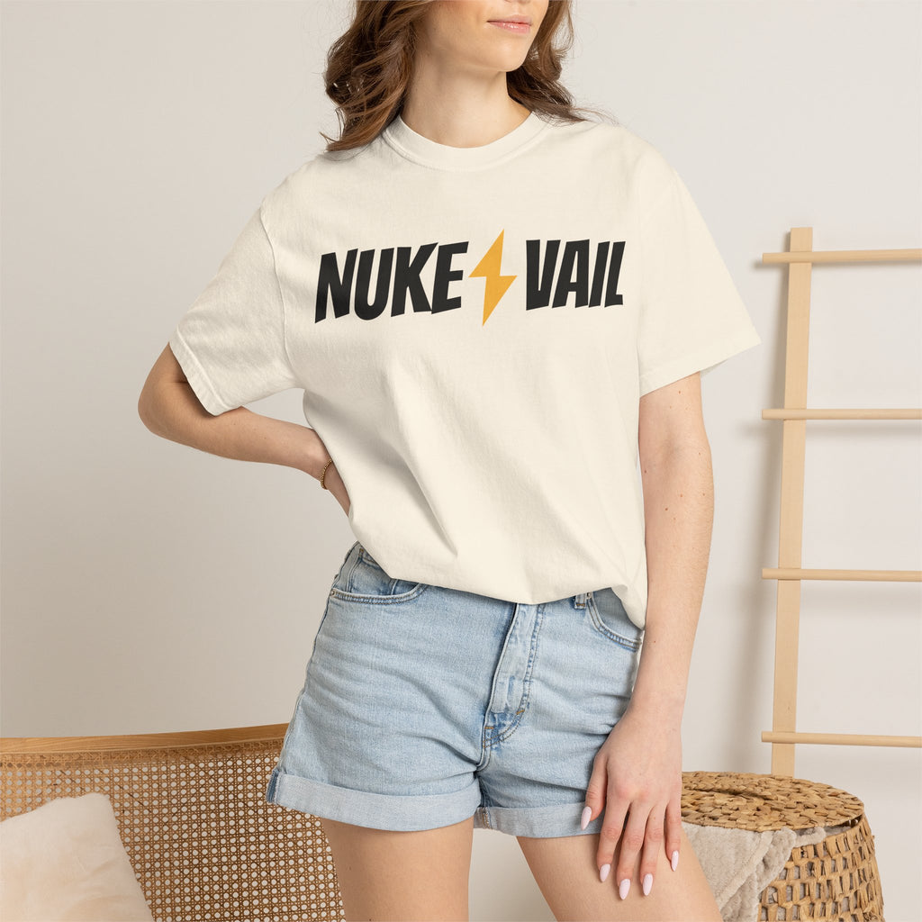 Skate Punk T-Shirt — "Nuke Vail" Graphic Tee Featuring Saint Queeblo