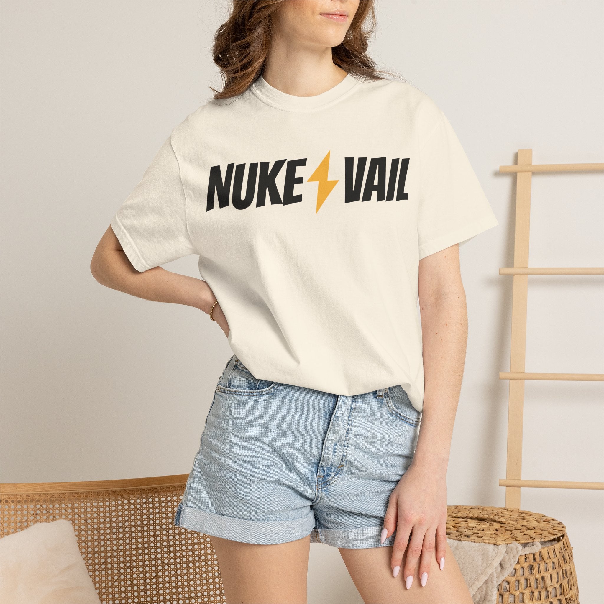 Skate Punk T-Shirt — "Nuke Vail" Graphic Tee Featuring Saint Queeblo