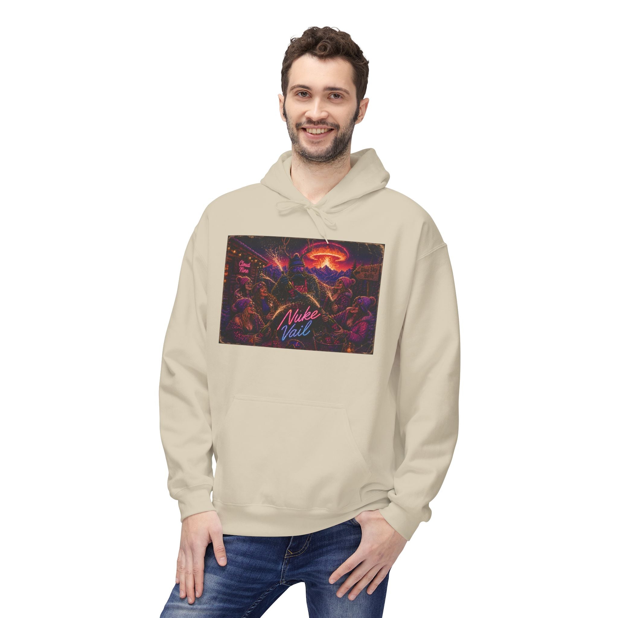 Nuke Vail Retro Cyberpunk Hoodie