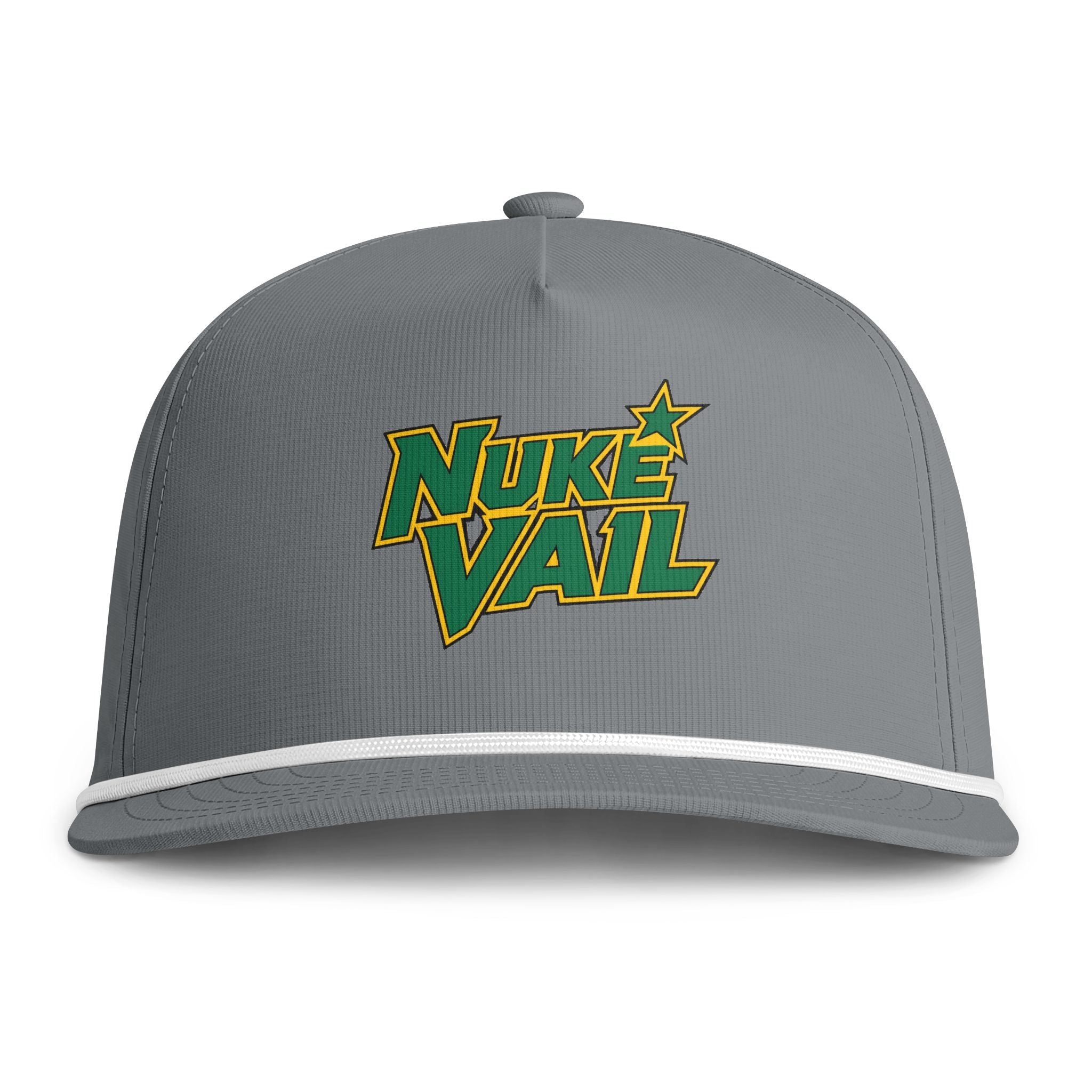 Sunwashed Rope Cap – Nuke Vail Retro Logo Baseball Hat