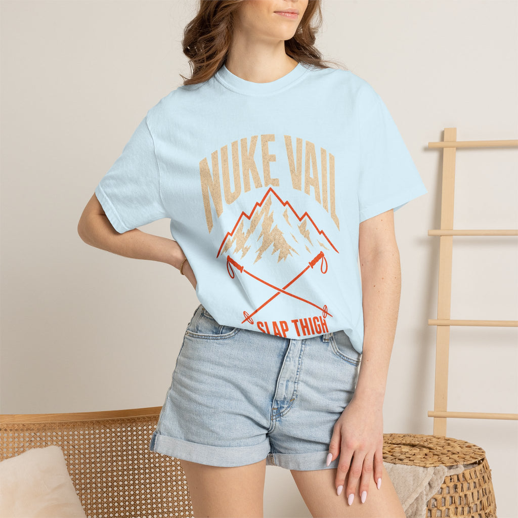 Nuke Vail "Slap Thigh Ski Big Lines" T-Shirt - Classic