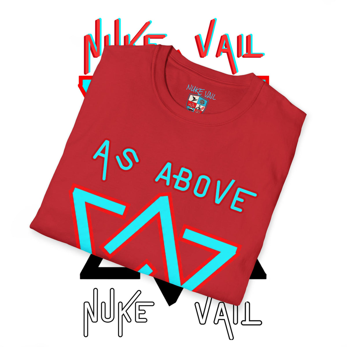 NUKE VAIL - THE ALCHEMIST - AS ABOVE SO BELOW TEE SHIRT