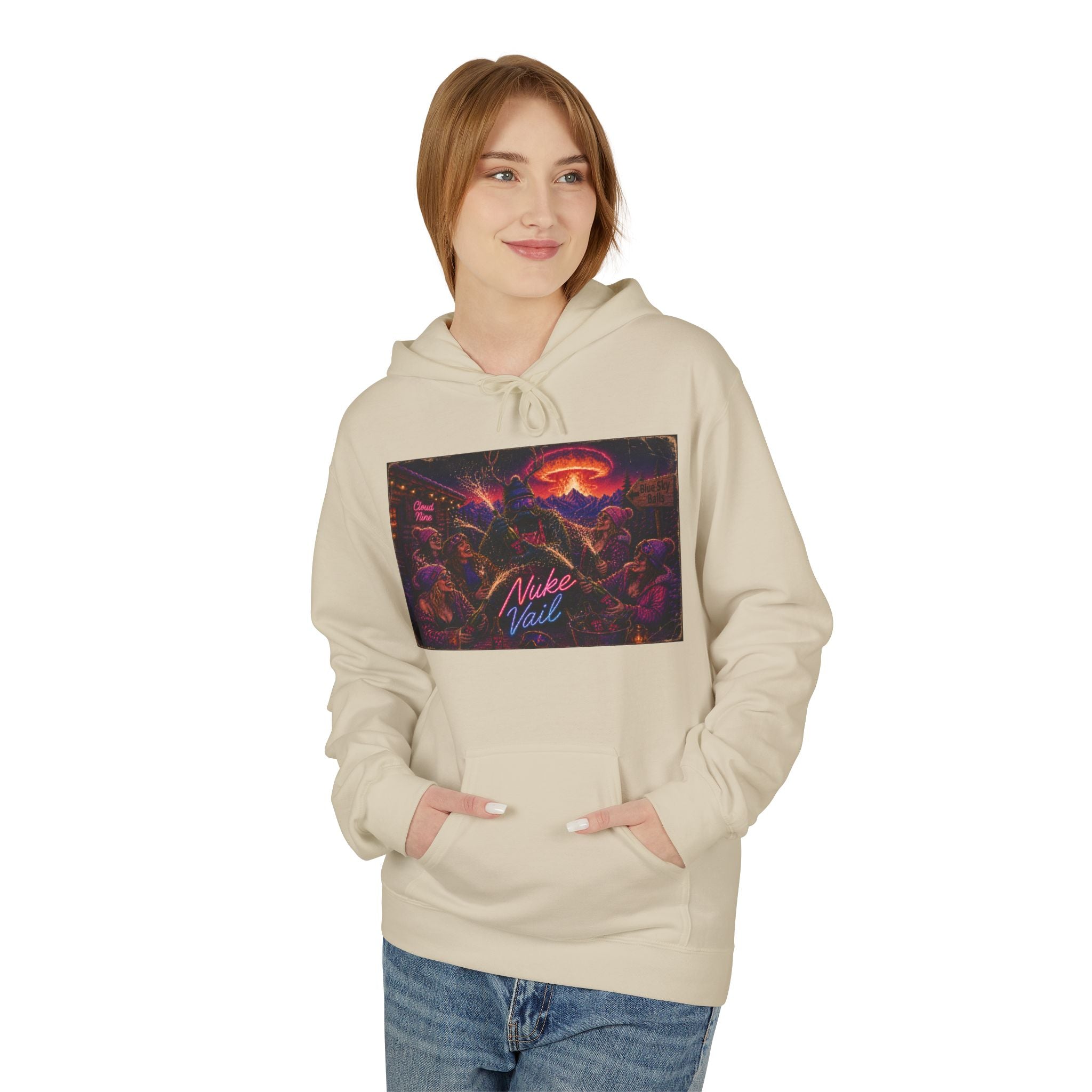 Nuke Vail Retro Cyberpunk Hoodie