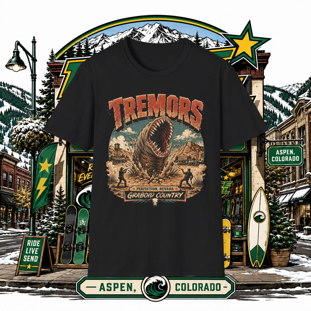 T-Shirt — Tremors Vintage Movie Poster Design - nuke vail collab