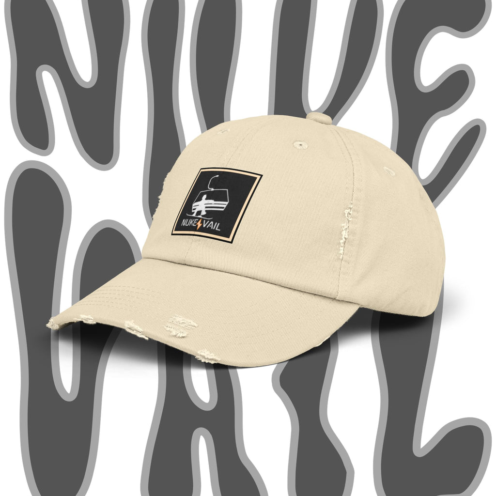 Nuke Vail Distressed chairlift Baseball Cap