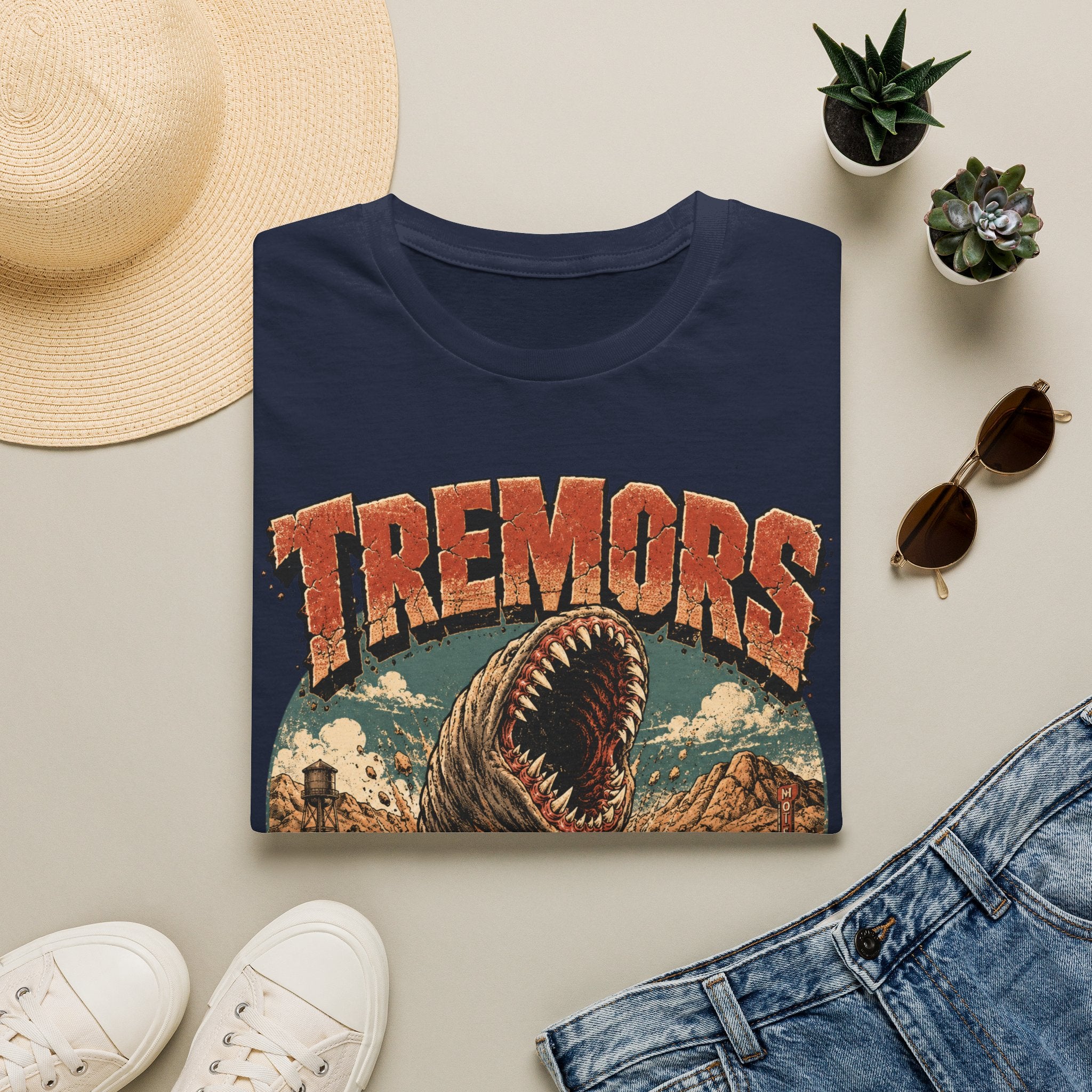 T-Shirt — Tremors Vintage Movie Poster Design - nuke vail collab