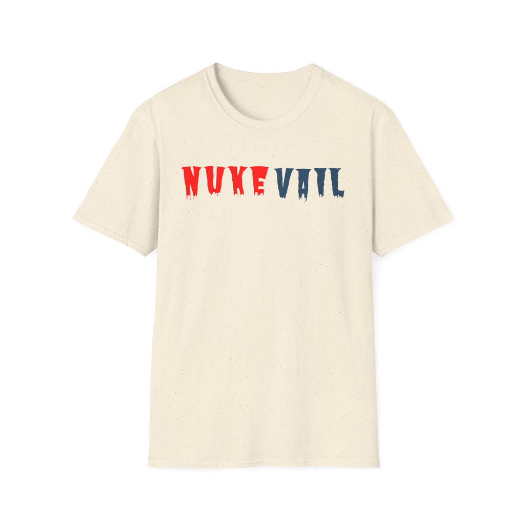 Nuke Vail T-Shirt — Red & Blue Logo Tee