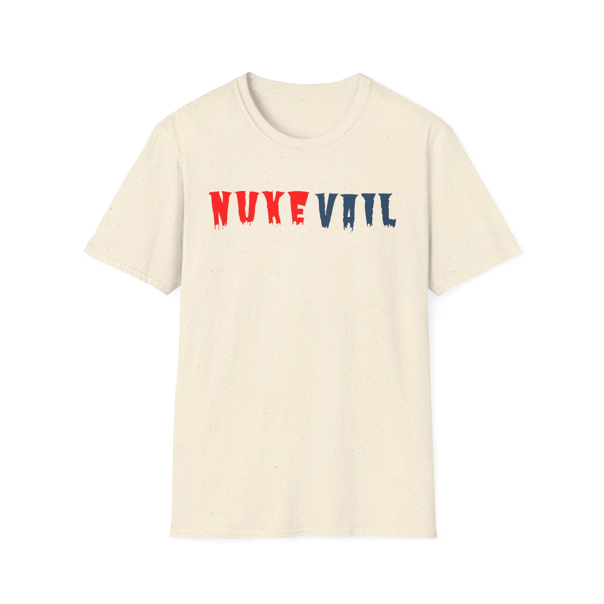 Nuke Vail T-Shirt — Red & Blue Logo Tee