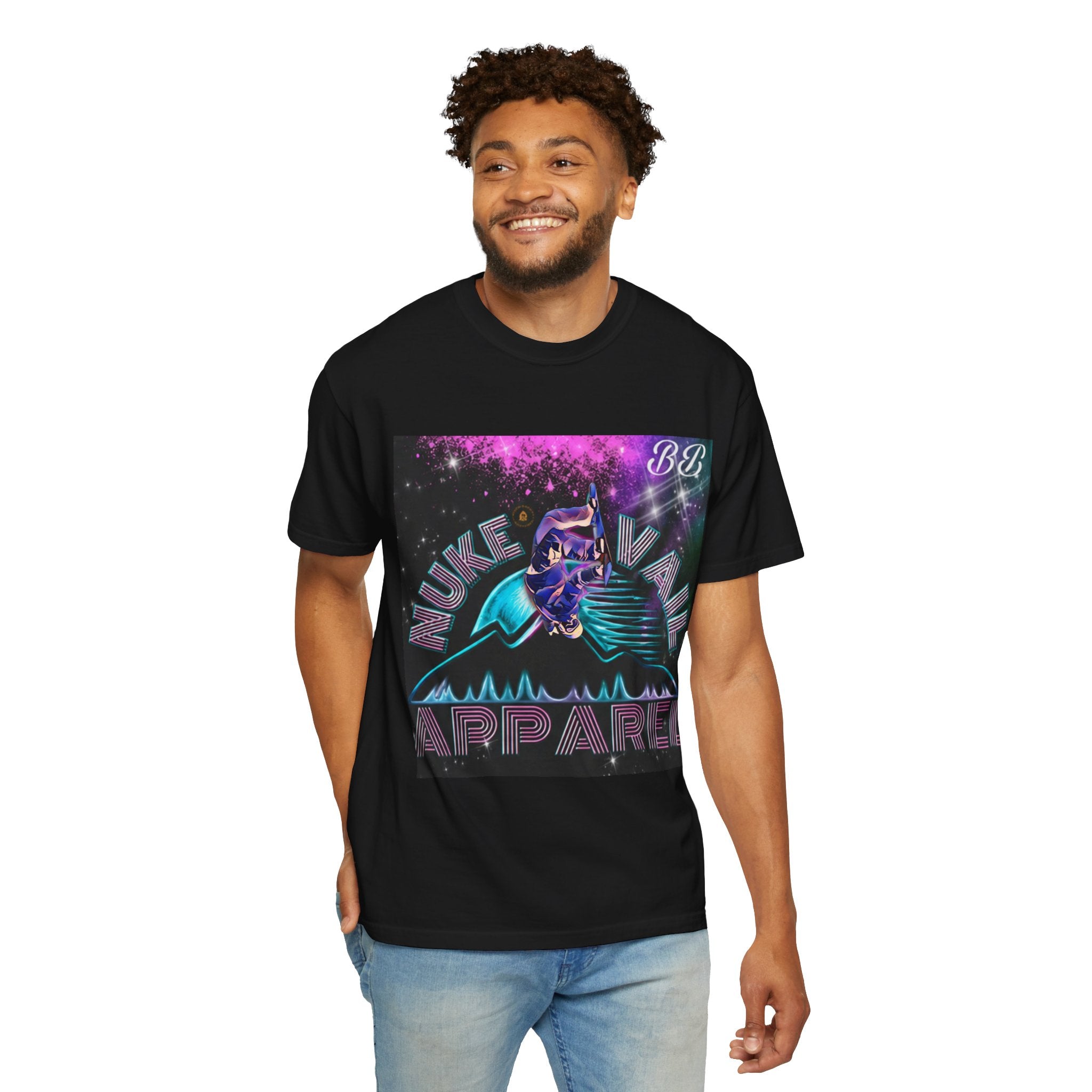 Nuke Vail Retro Vaporwave Ski Tee