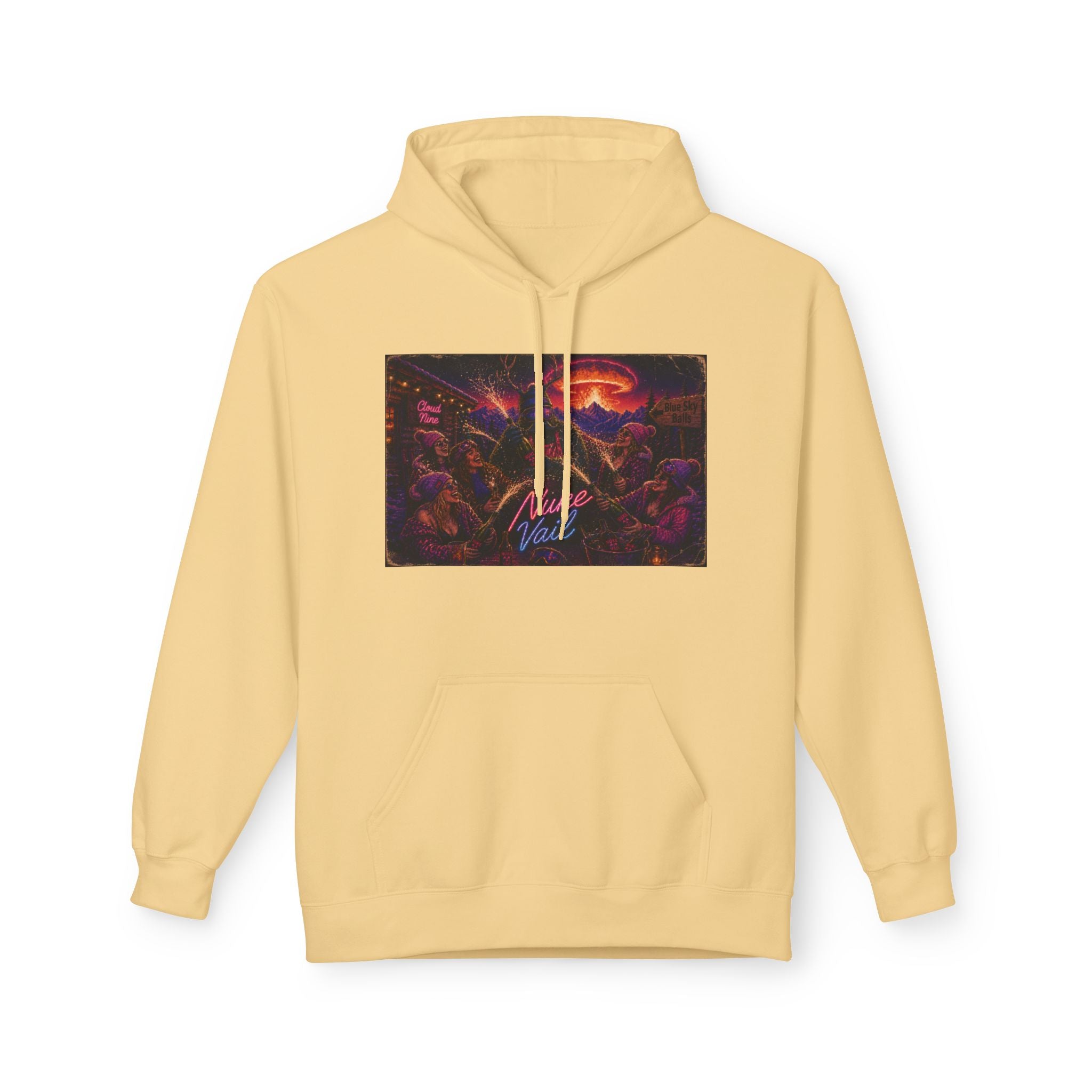 Nuke Vail Retro Cyberpunk Hoodie