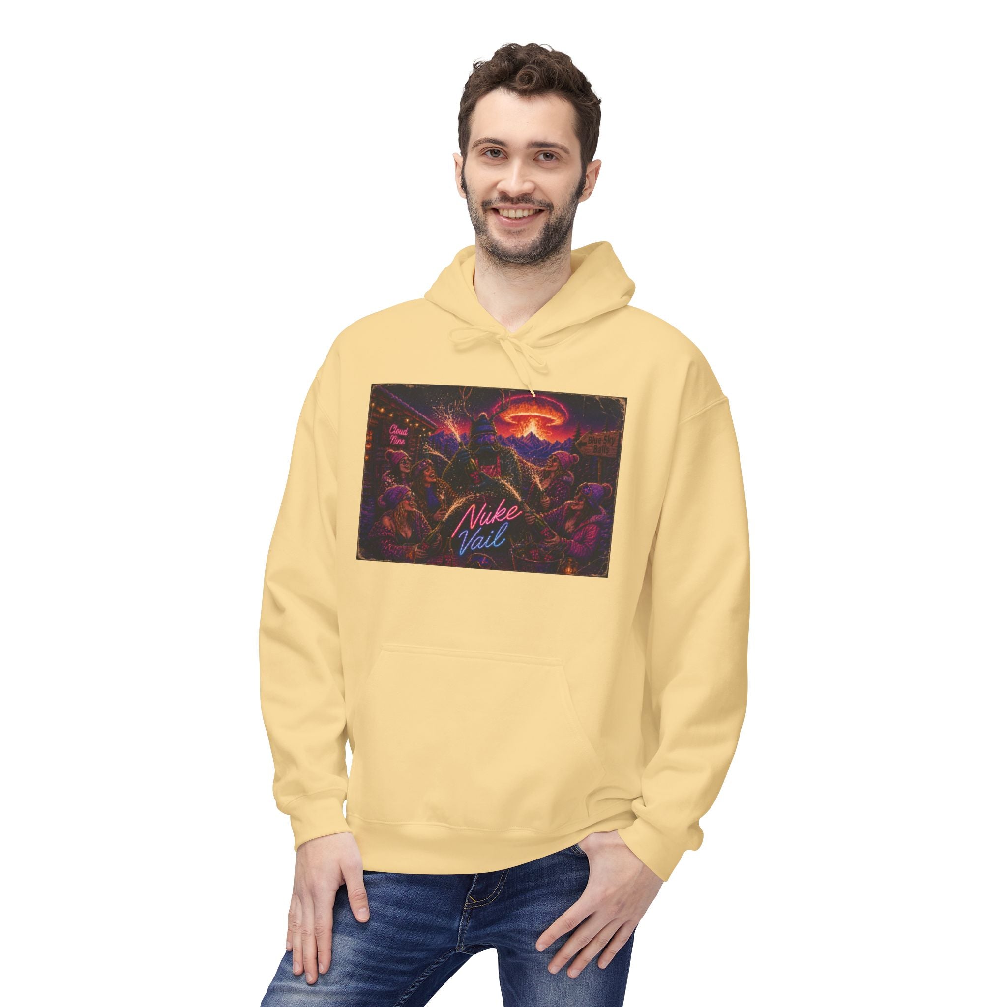 Nuke Vail Retro Cyberpunk Hoodie