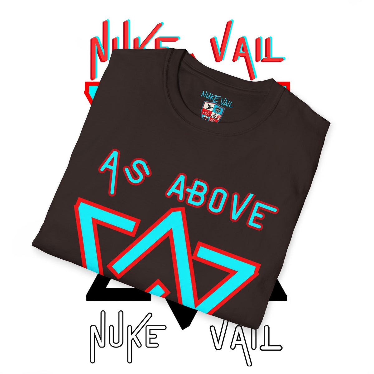 NUKE VAIL - THE ALCHEMIST - AS ABOVE SO BELOW TEE SHIRT
