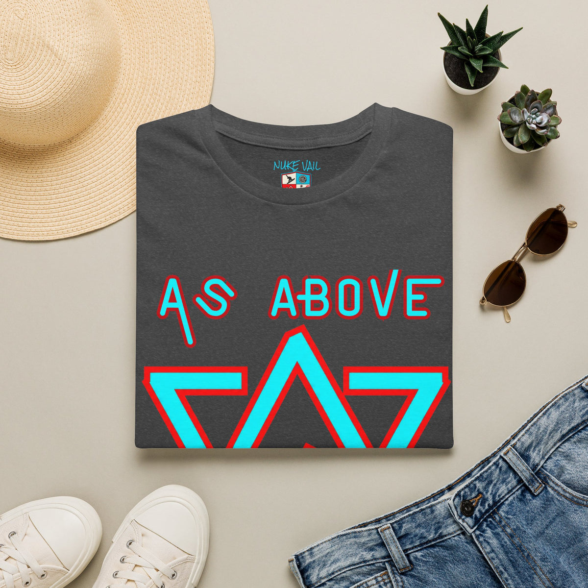 NUKE VAIL - THE ALCHEMIST - AS ABOVE SO BELOW TEE SHIRT