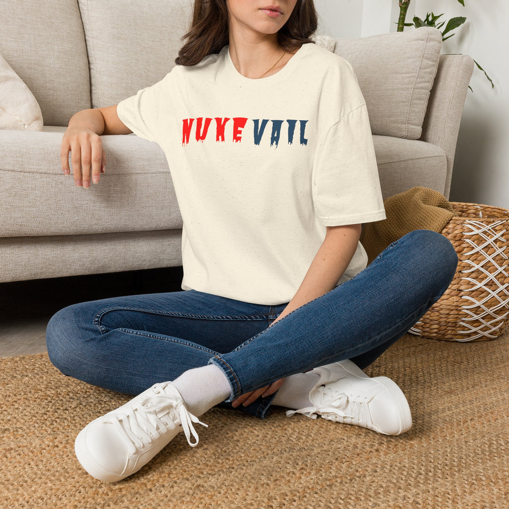 Nuke Vail T-Shirt — Red & Blue Logo Tee
