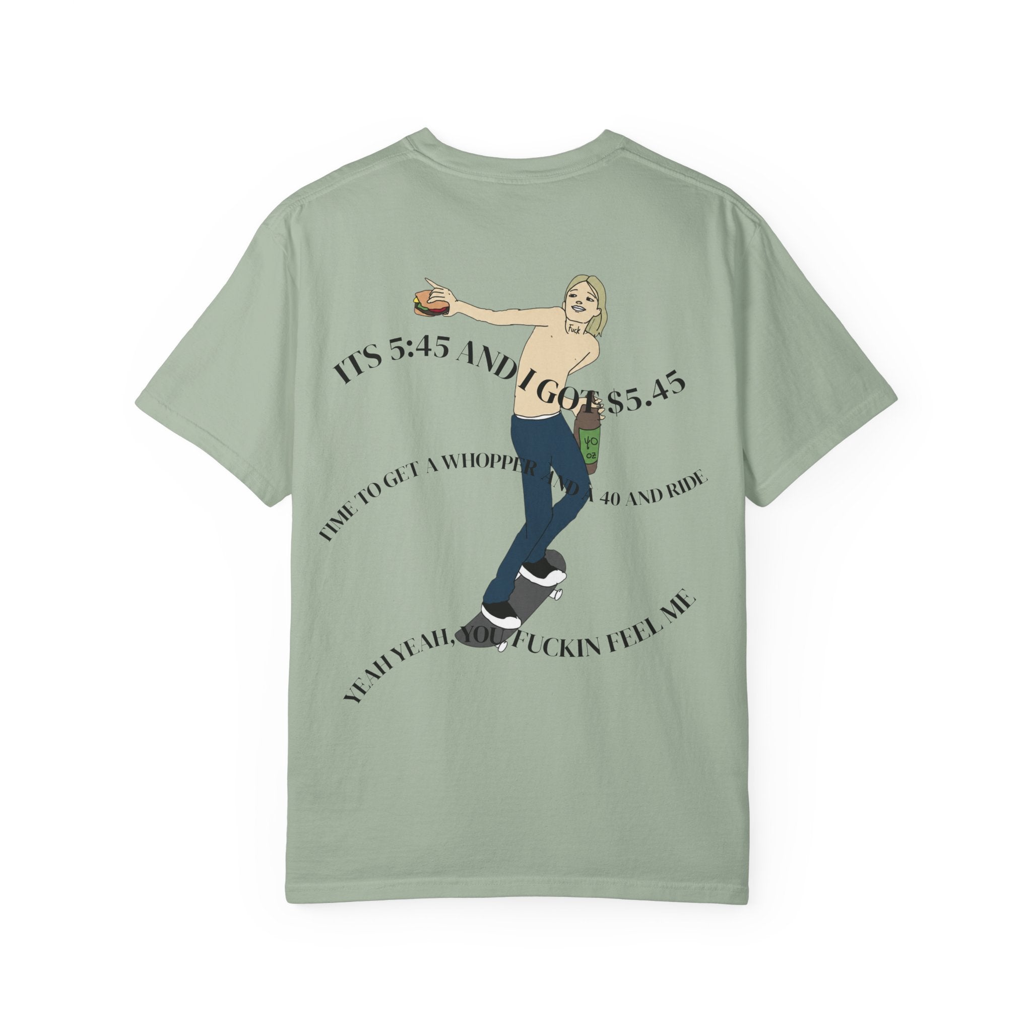 Skate Punk T-Shirt — "Nuke Vail" Graphic Tee Featuring Saint Queeblo