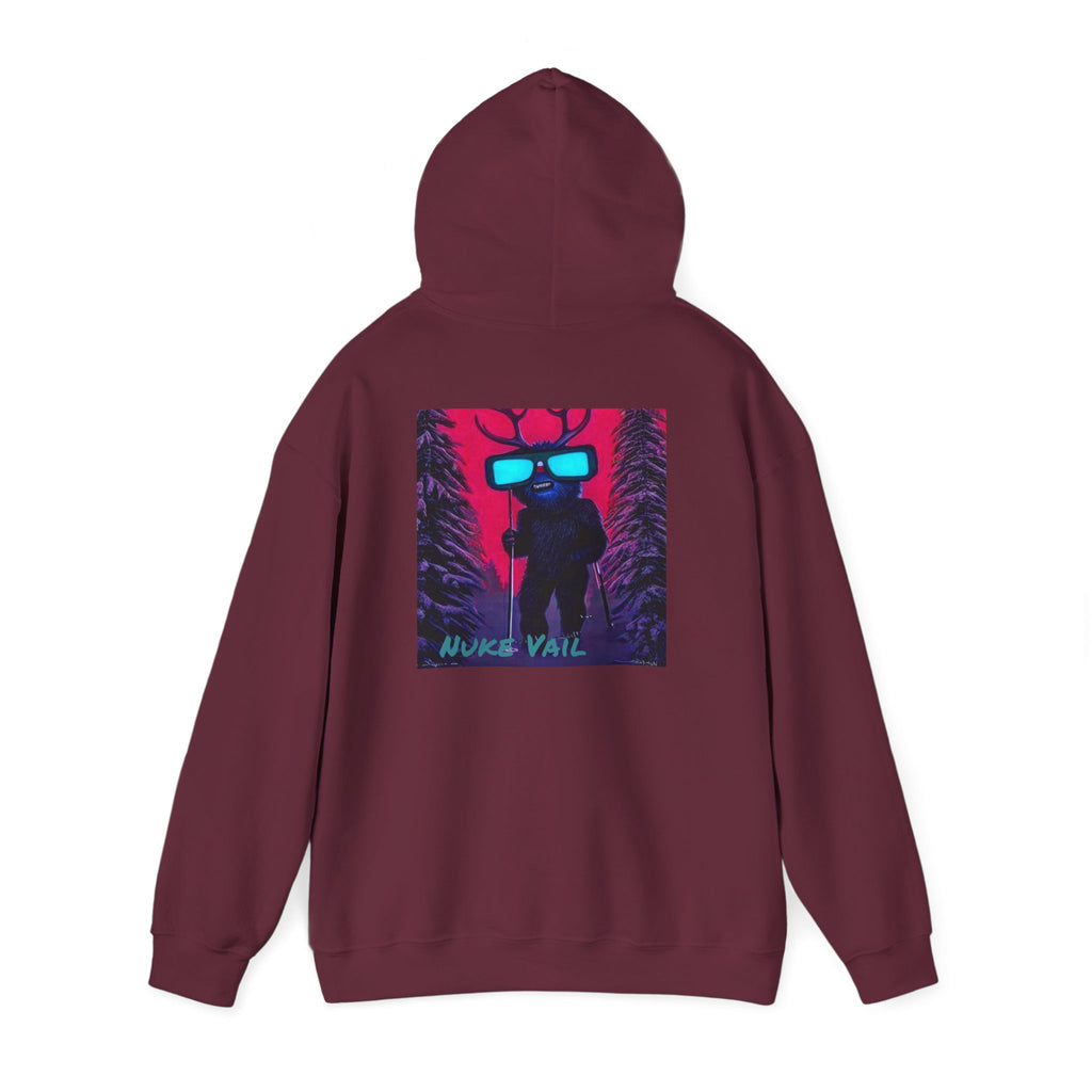 The Aftermath Hoodie - Retro Nuke Vail Ski Graphic