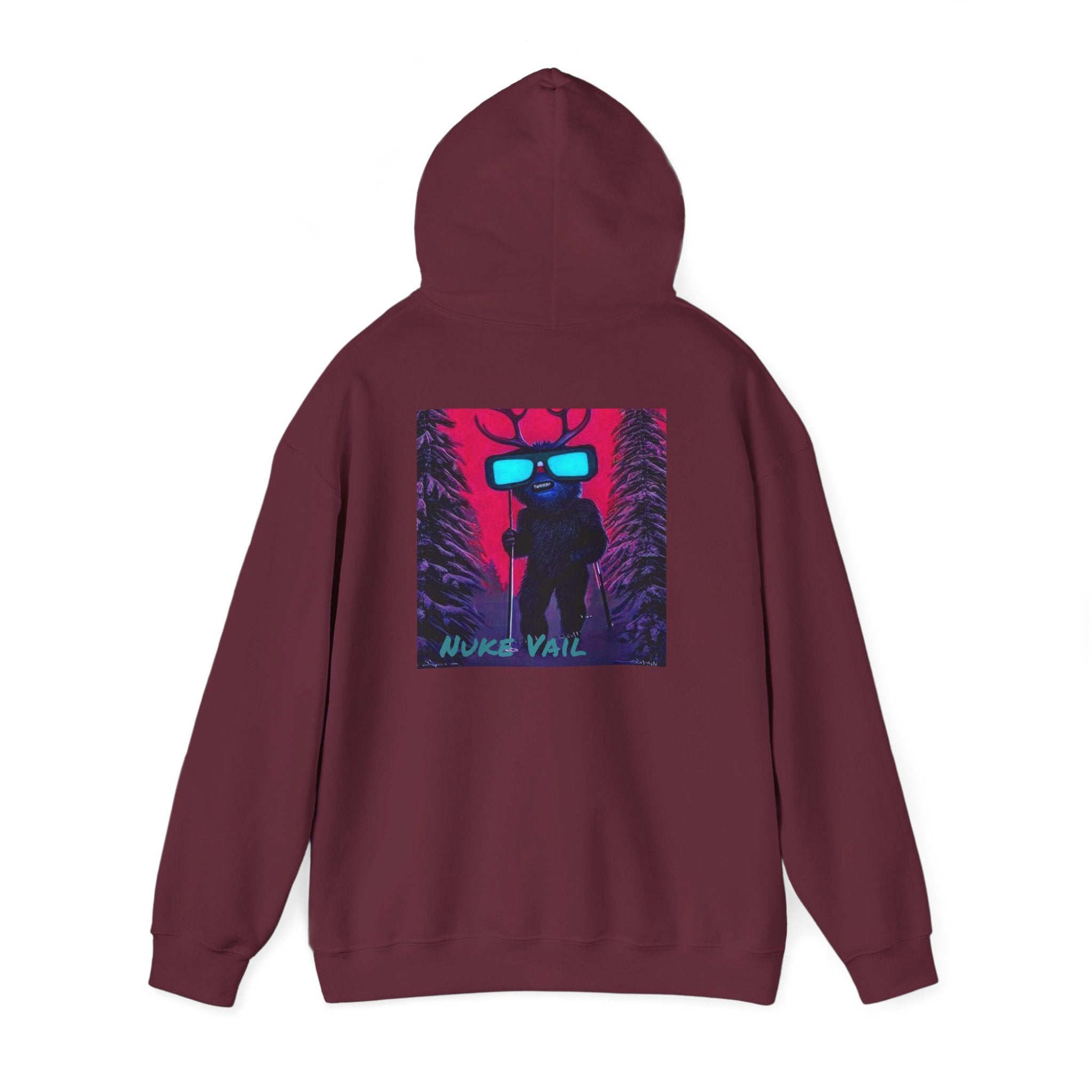 The Aftermath Hoodie - Retro Nuke Vail Ski Graphic