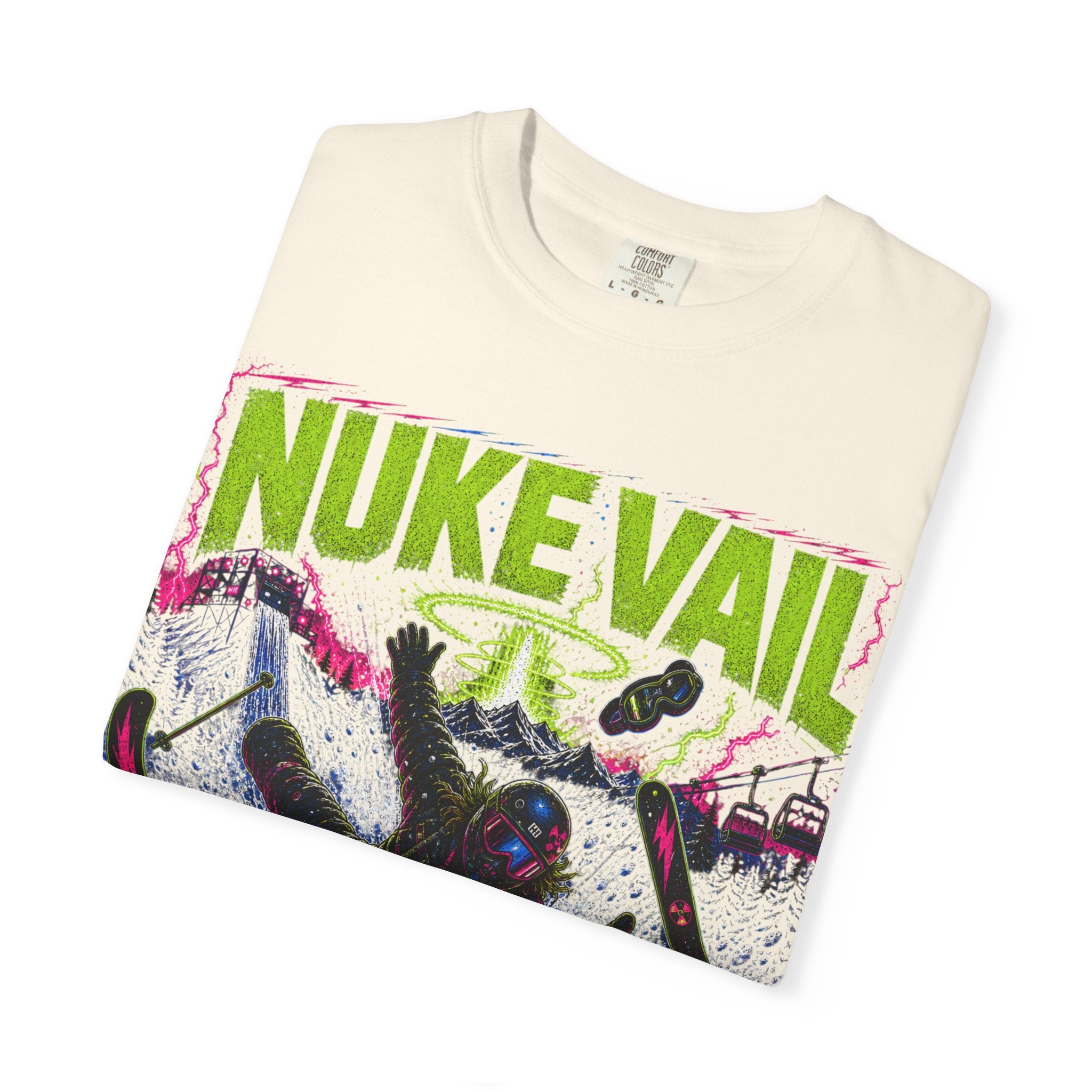 T-Shirt — "Nuke Vail" Big Air Dave Ski Graphic Tee
