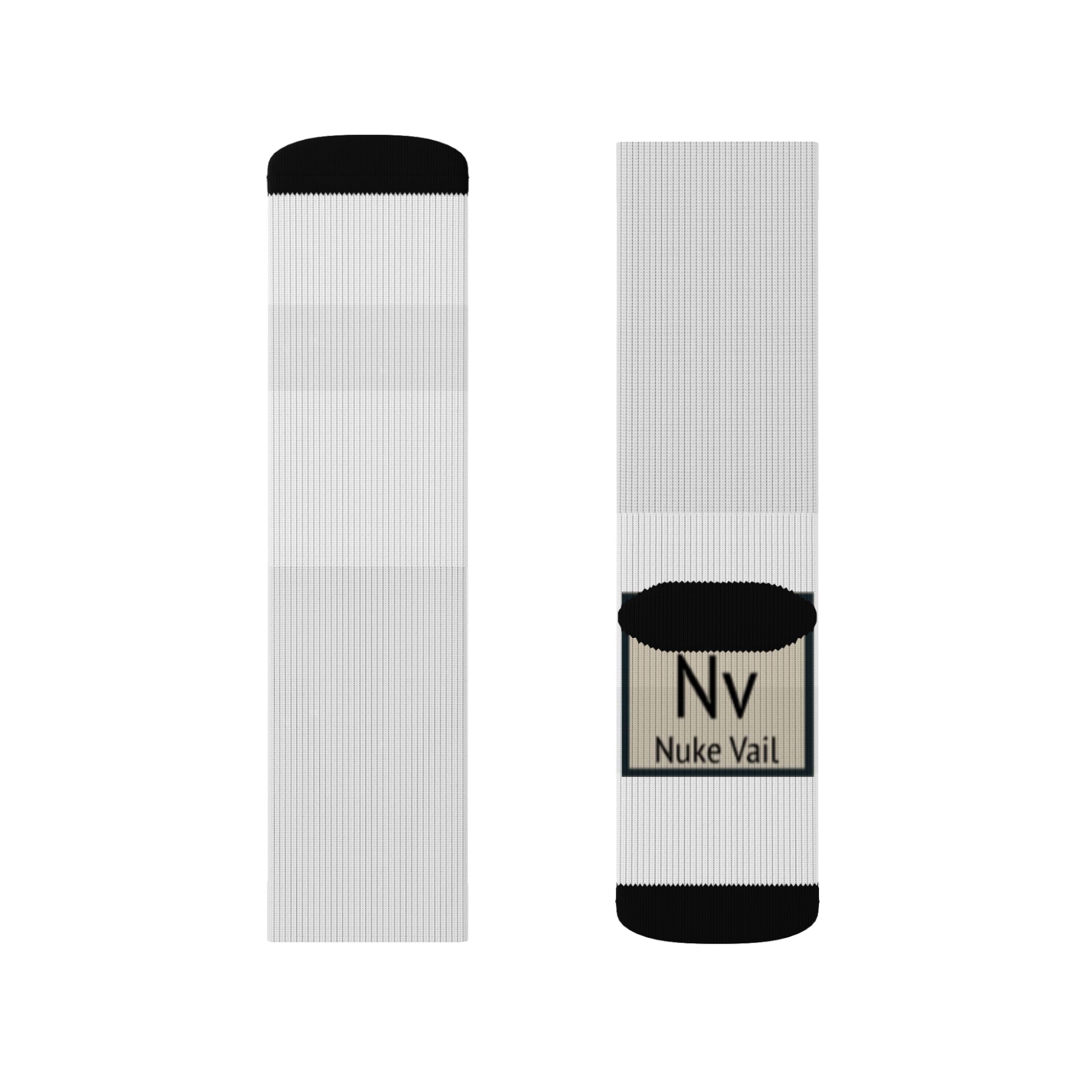 Nuke Vail Custom Photo Crew Socks
