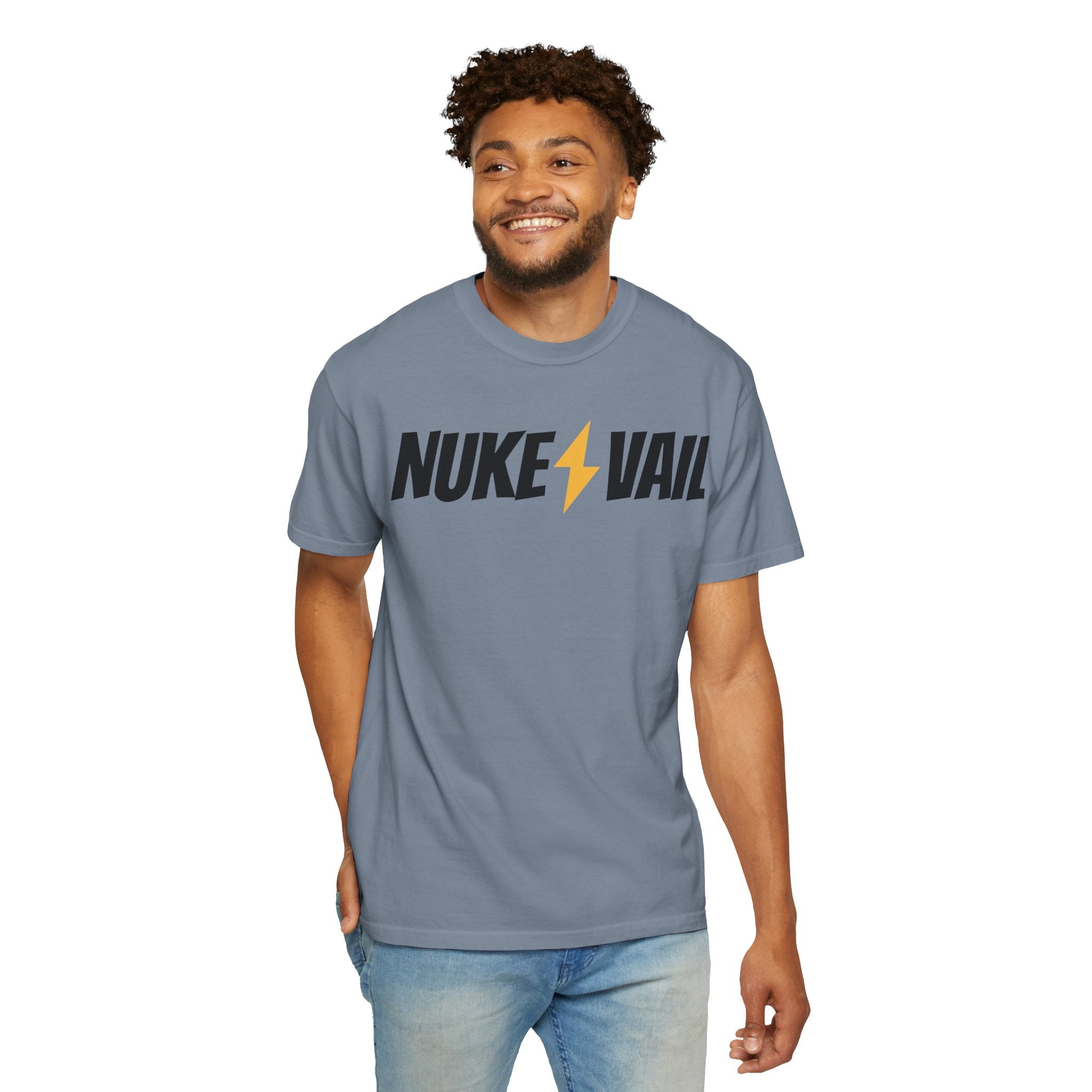 Skate Punk T-Shirt — "Nuke Vail" Graphic Tee Featuring Saint Queeblo