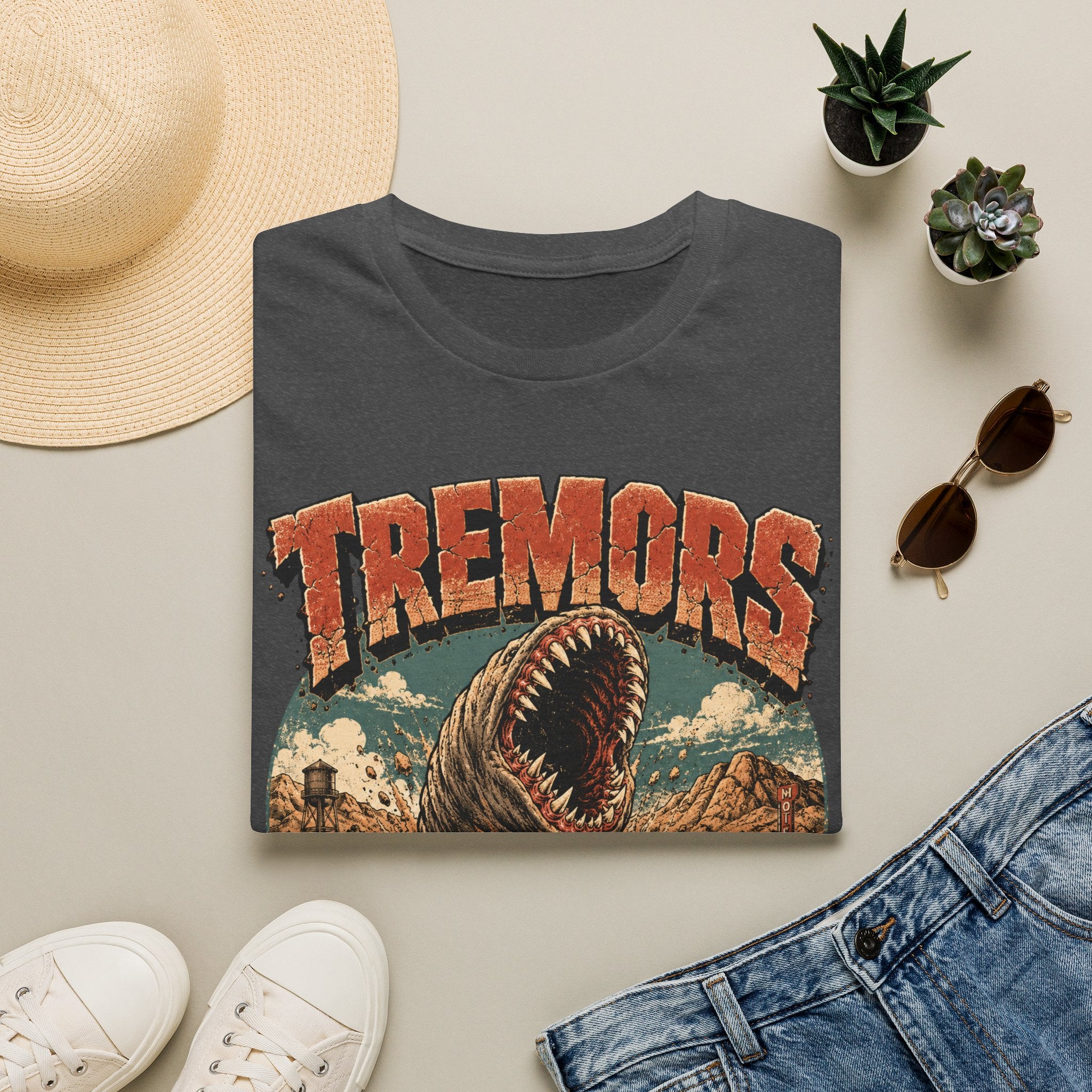 T-Shirt — Tremors Vintage Movie Poster Design - nuke vail collab