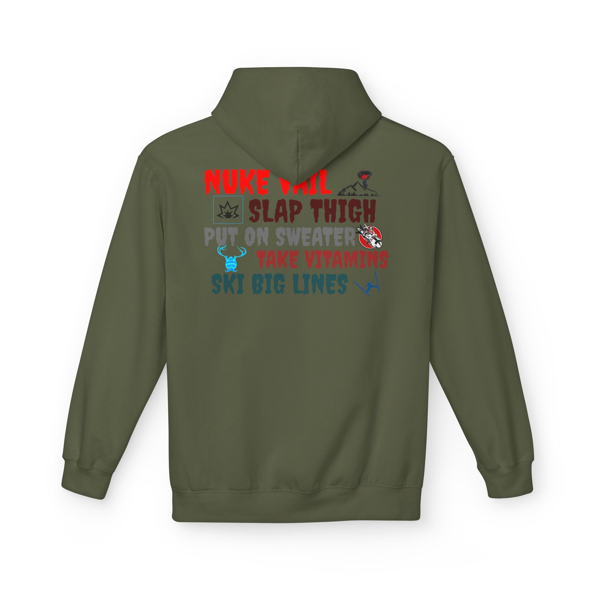 NUKE VAIL - THE PLAN HOODED SWEATSHIRT