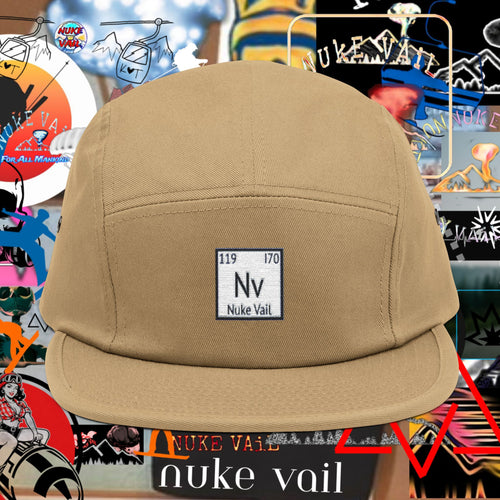 5 Panel Cap (Embroidery) - nuke vail element 119