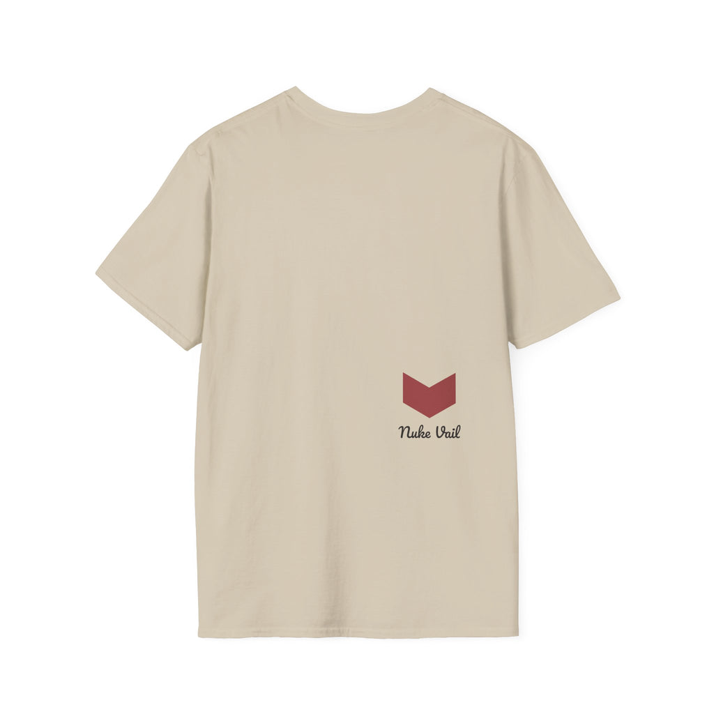 Nuke Vail Classic Snowboard Tee -- Unisex Softstyle T-Shirt