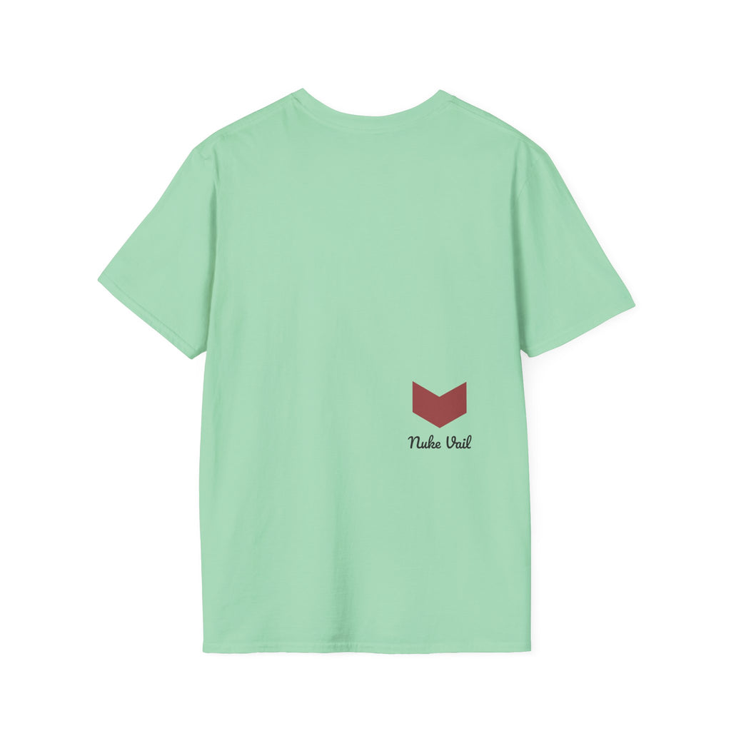 Nuke Vail Classic Snowboard Tee -- Unisex Softstyle T-Shirt