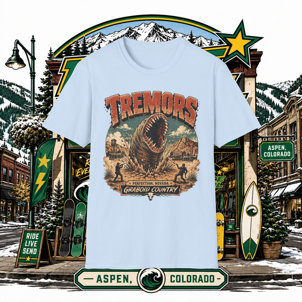 T-Shirt — Tremors Vintage Movie Poster Design - nuke vail collab