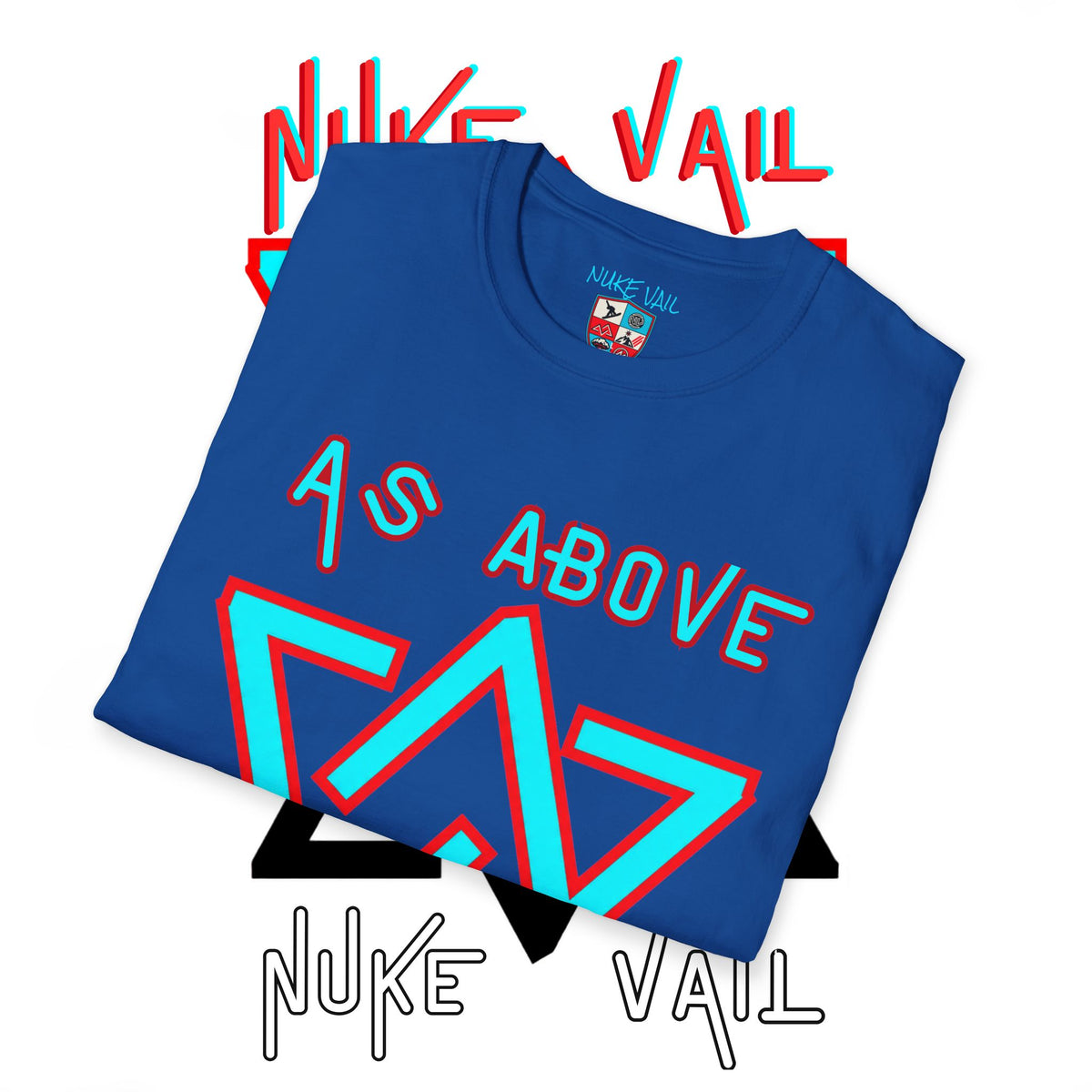 NUKE VAIL - THE ALCHEMIST - AS ABOVE SO BELOW TEE SHIRT