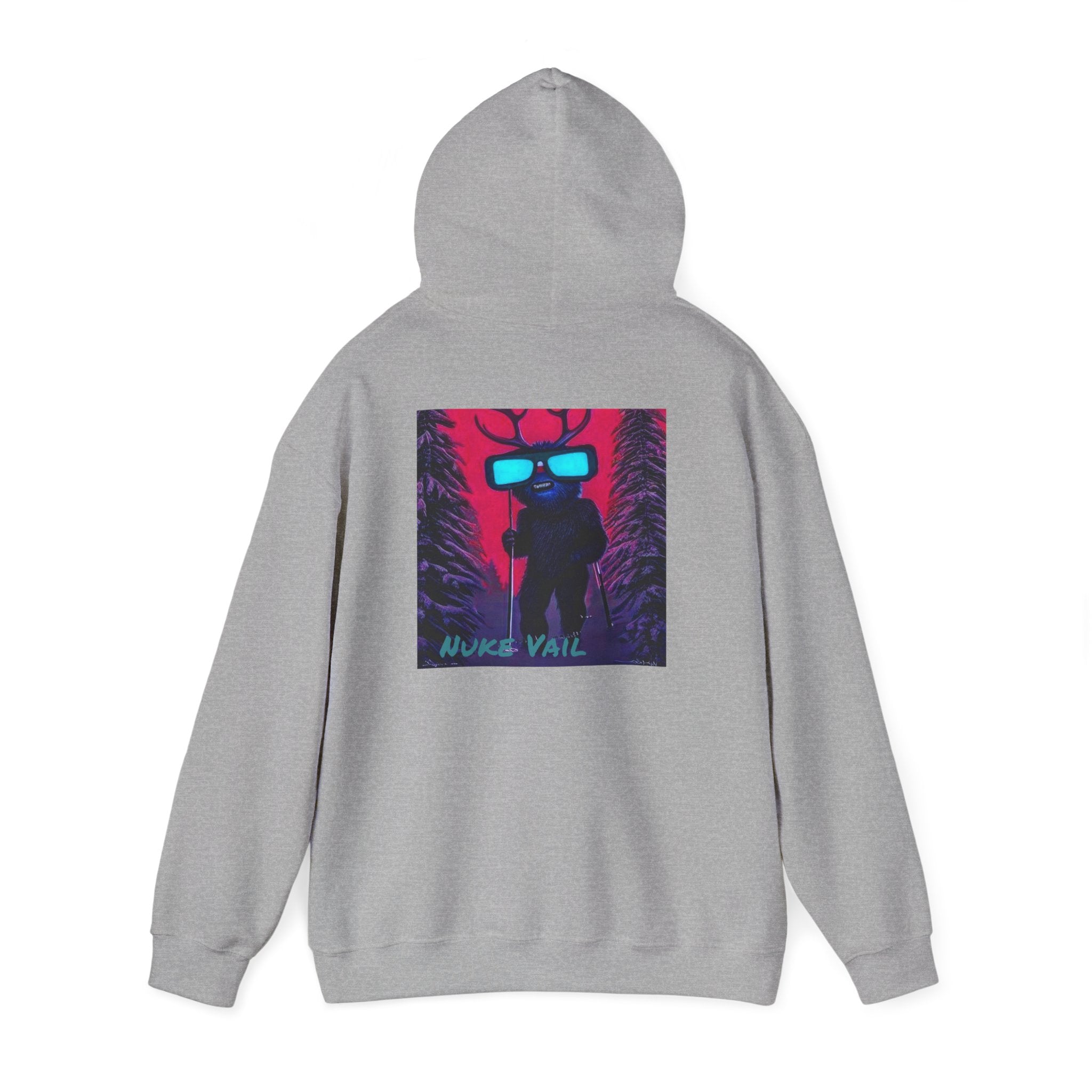 The Aftermath Hoodie - Retro Nuke Vail Ski Graphic