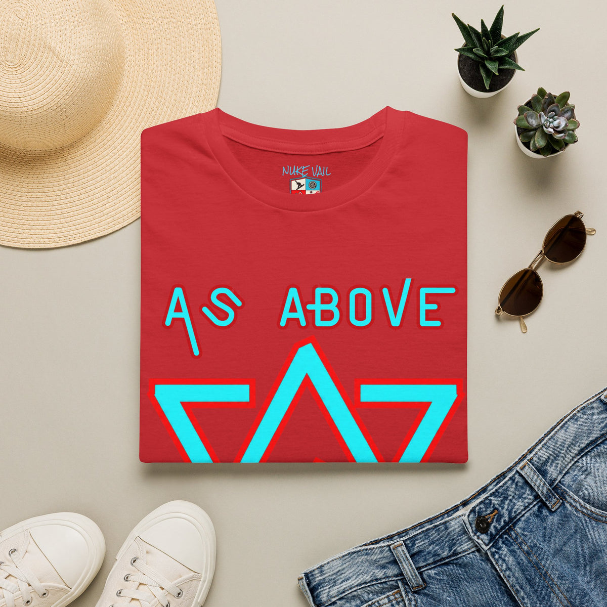 NUKE VAIL - THE ALCHEMIST - AS ABOVE SO BELOW TEE SHIRT