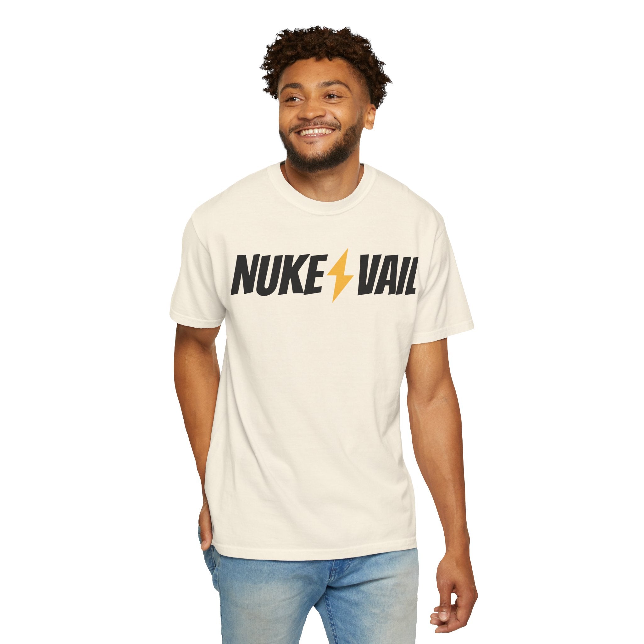 Skate Punk T-Shirt — "Nuke Vail" Graphic Tee Featuring Saint Queeblo