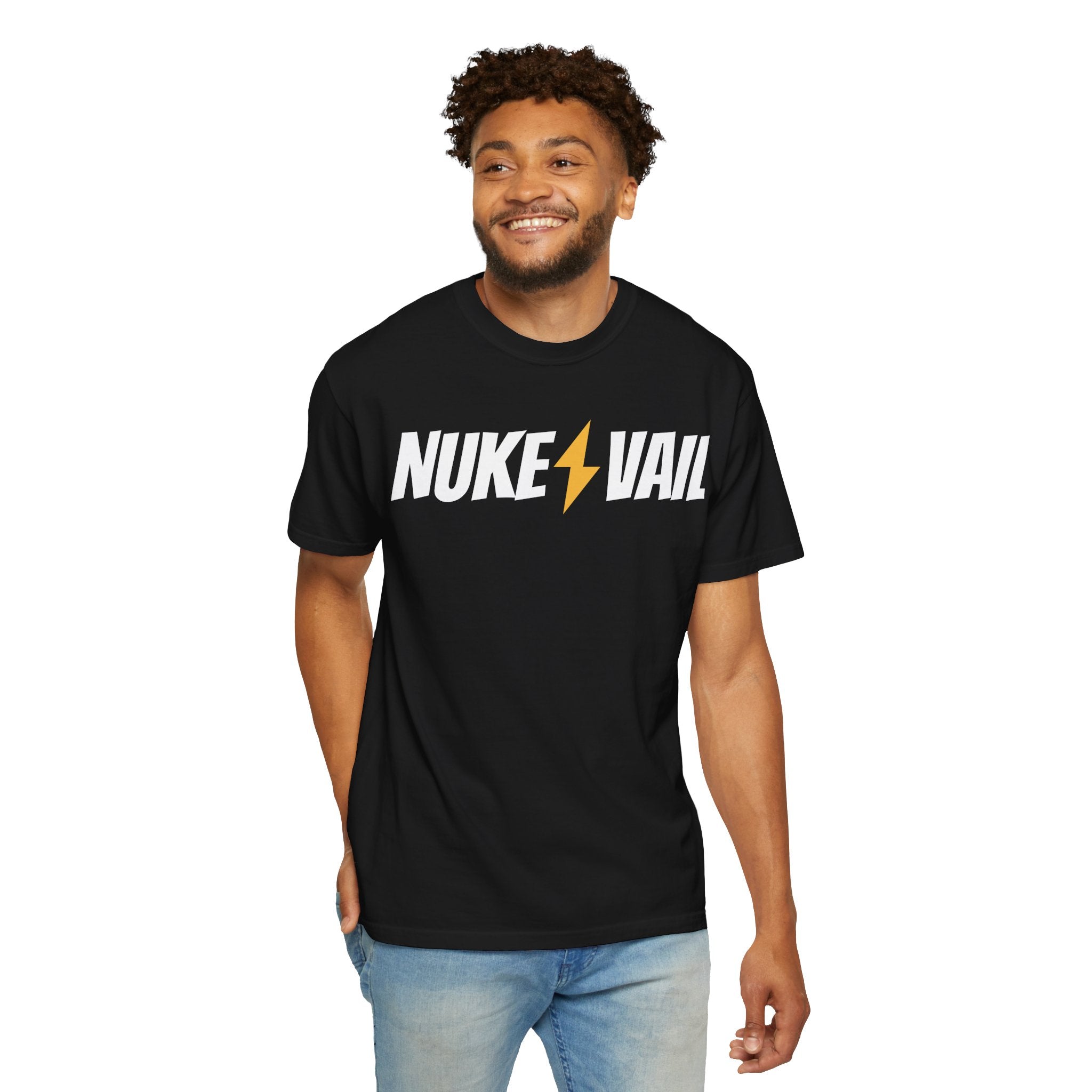 Skate Punk T-Shirt — "Nuke Vail" Graphic Tee Featuring Saint Queeblo