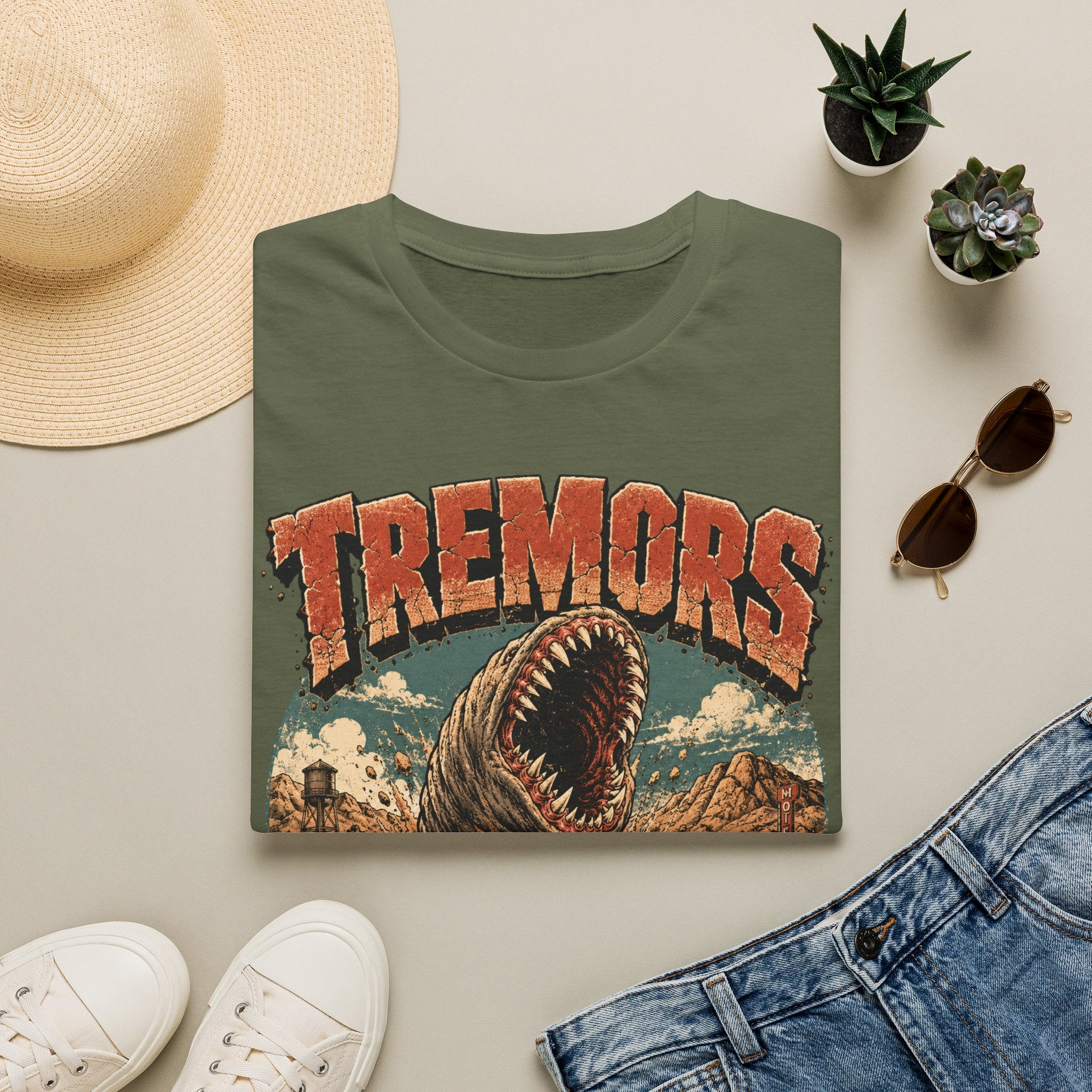 T-Shirt — Tremors Vintage Movie Poster Design - nuke vail collab